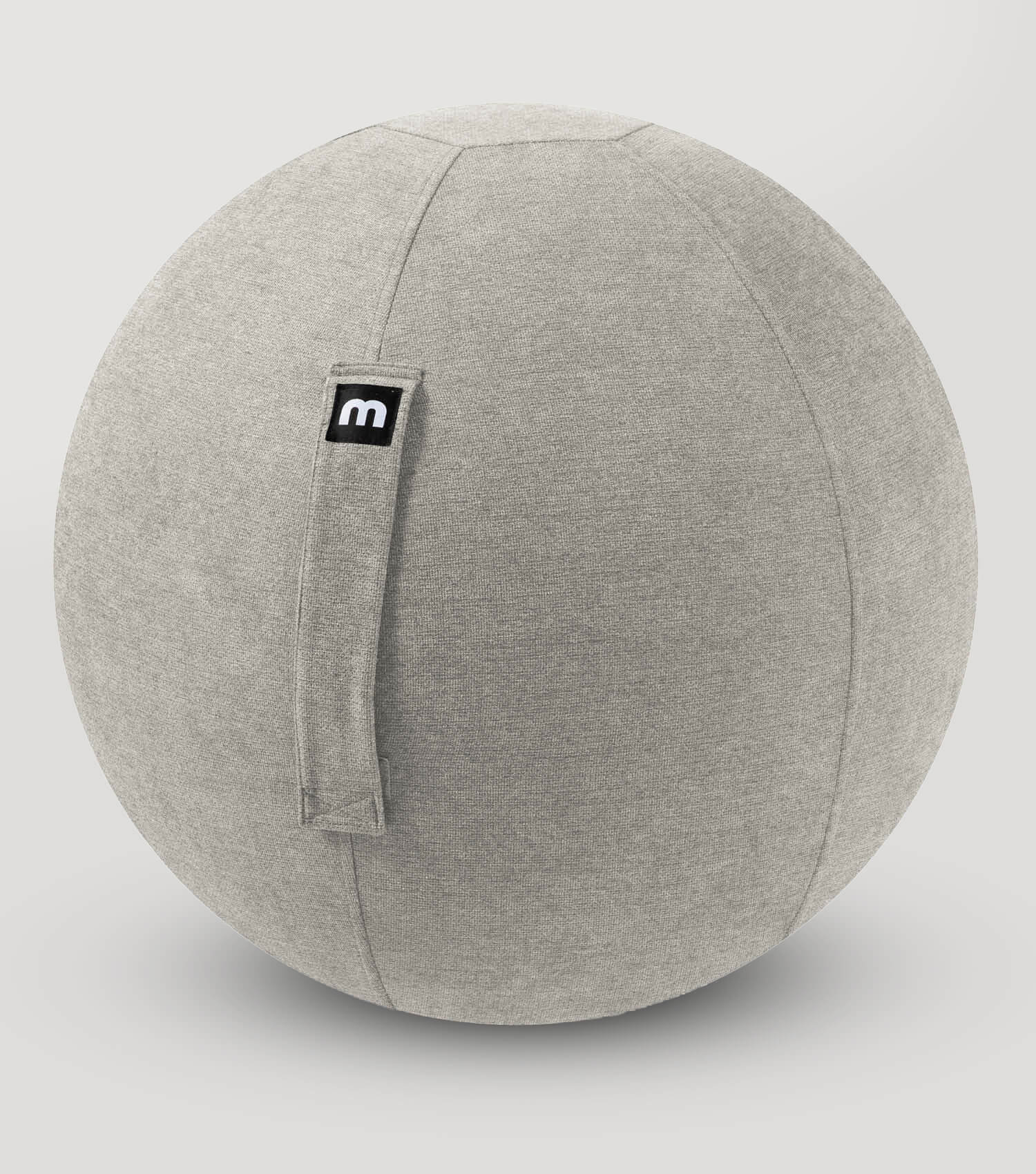 Stoff Sitzball ergonomisch 'Der Sportliche' Gymnastikball & Hocker Grau
