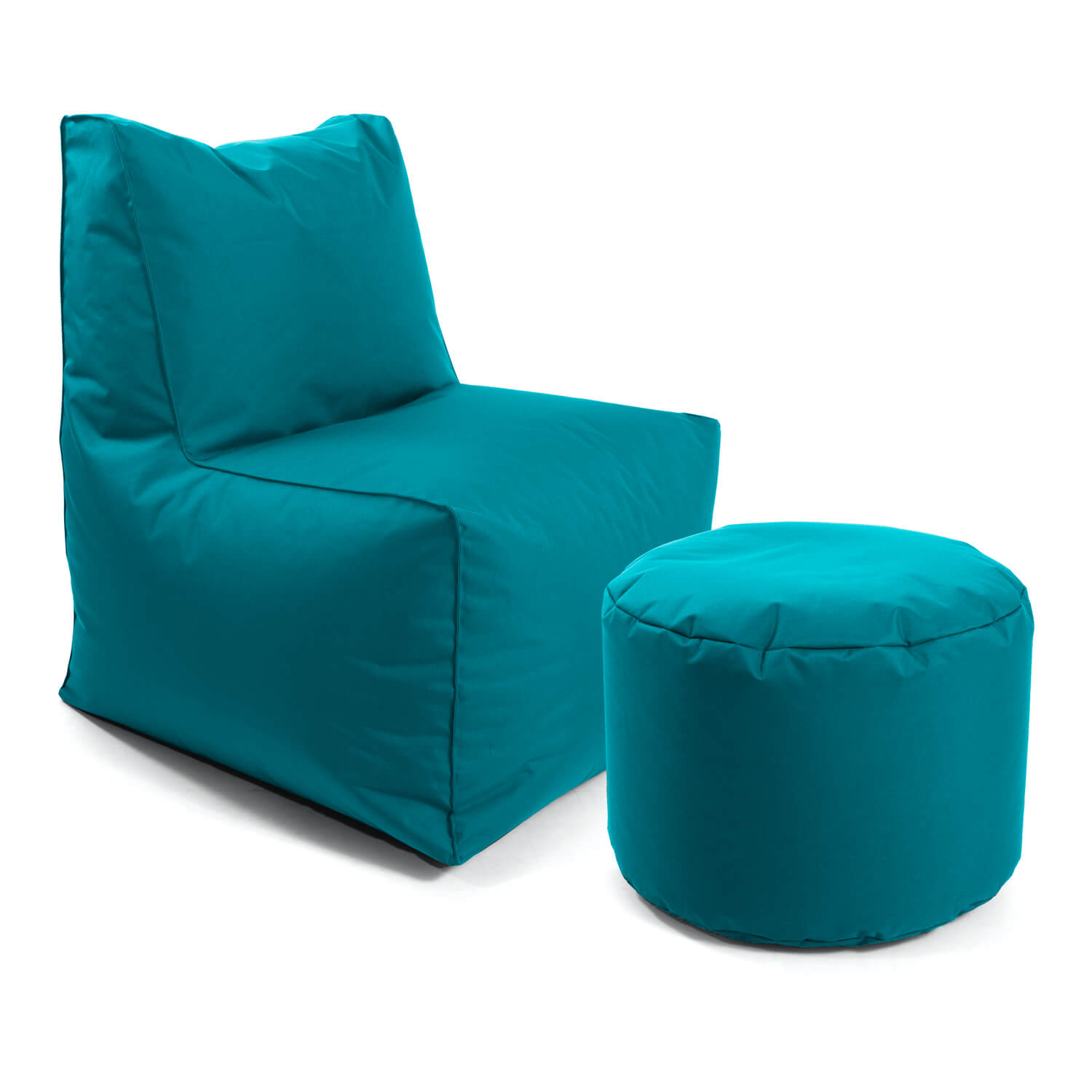 Sitzsack-Sessel Innovation 'Der Ruhepol' mit Hocker oder als Bean Bag