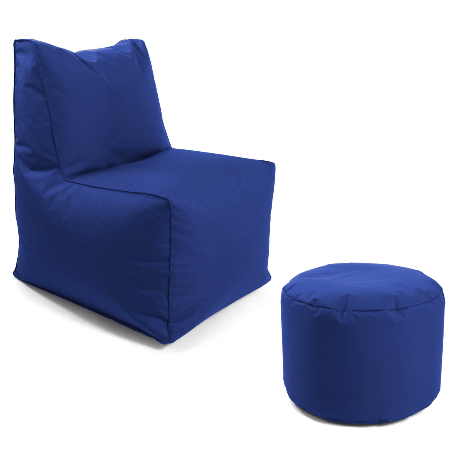 Sitzsack-Sessel Innovation 'Der Ruhepol' mit Hocker oder als Bean Bag