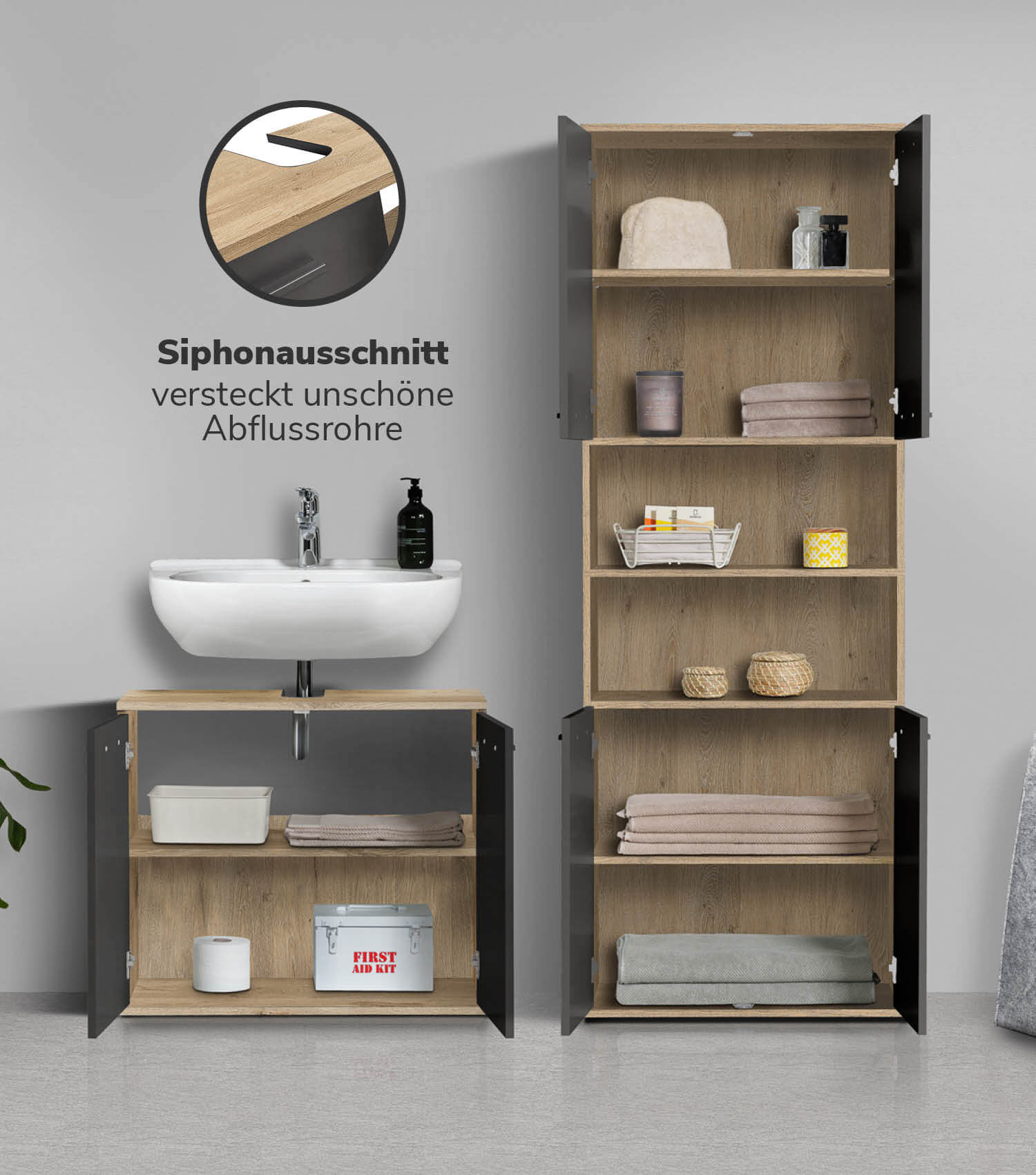 Badmöbel Set Badschrank Set Badschränke Badezimmerschränke Schrank Set