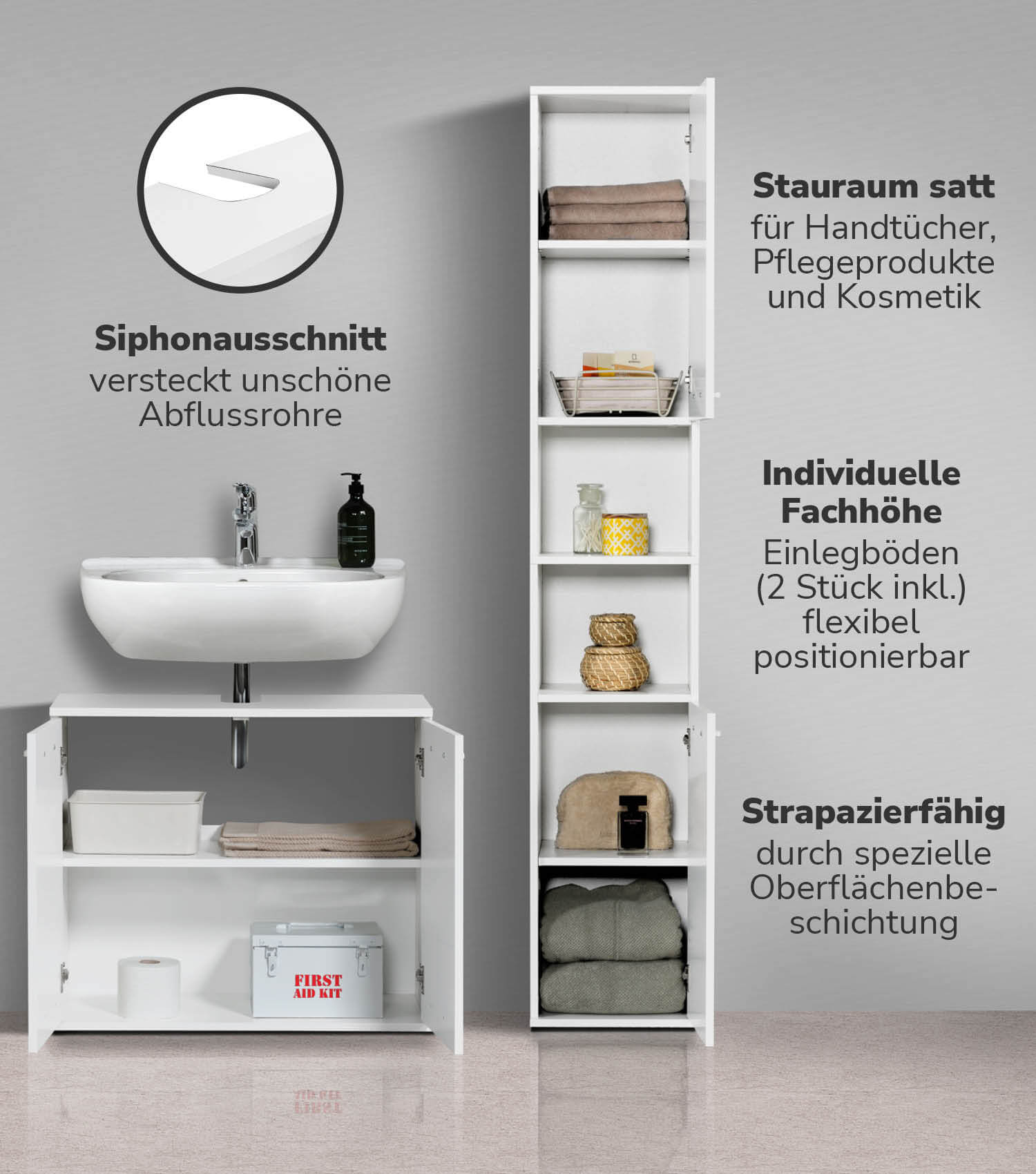 Badmöbel Set Badschrank Set Badschränke Badezimmerschränke Schrank Set