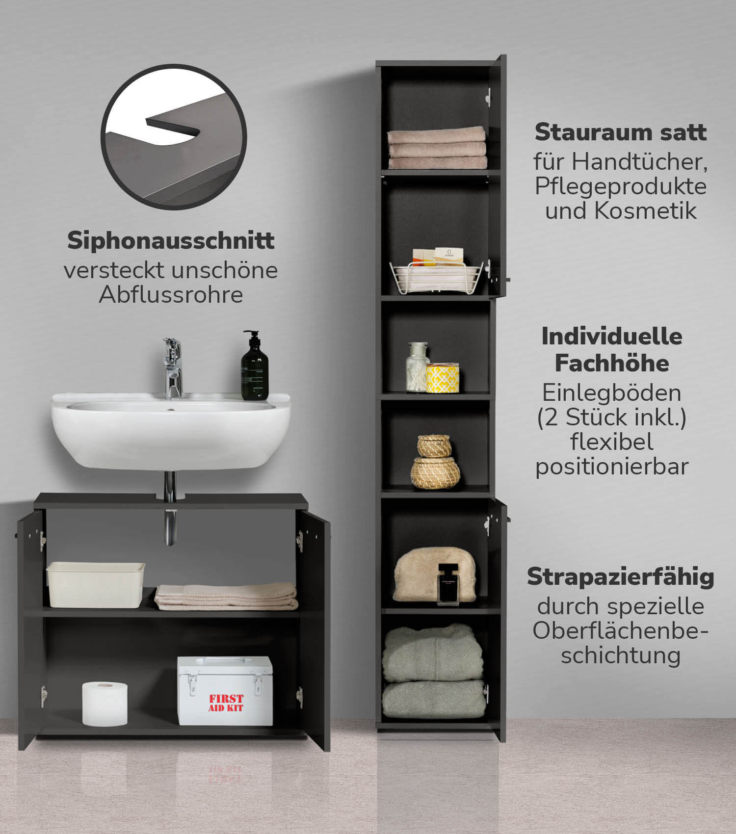 Badmöbel Set Badschrank Set Badschränke Badezimmerschränke Schrank Set
