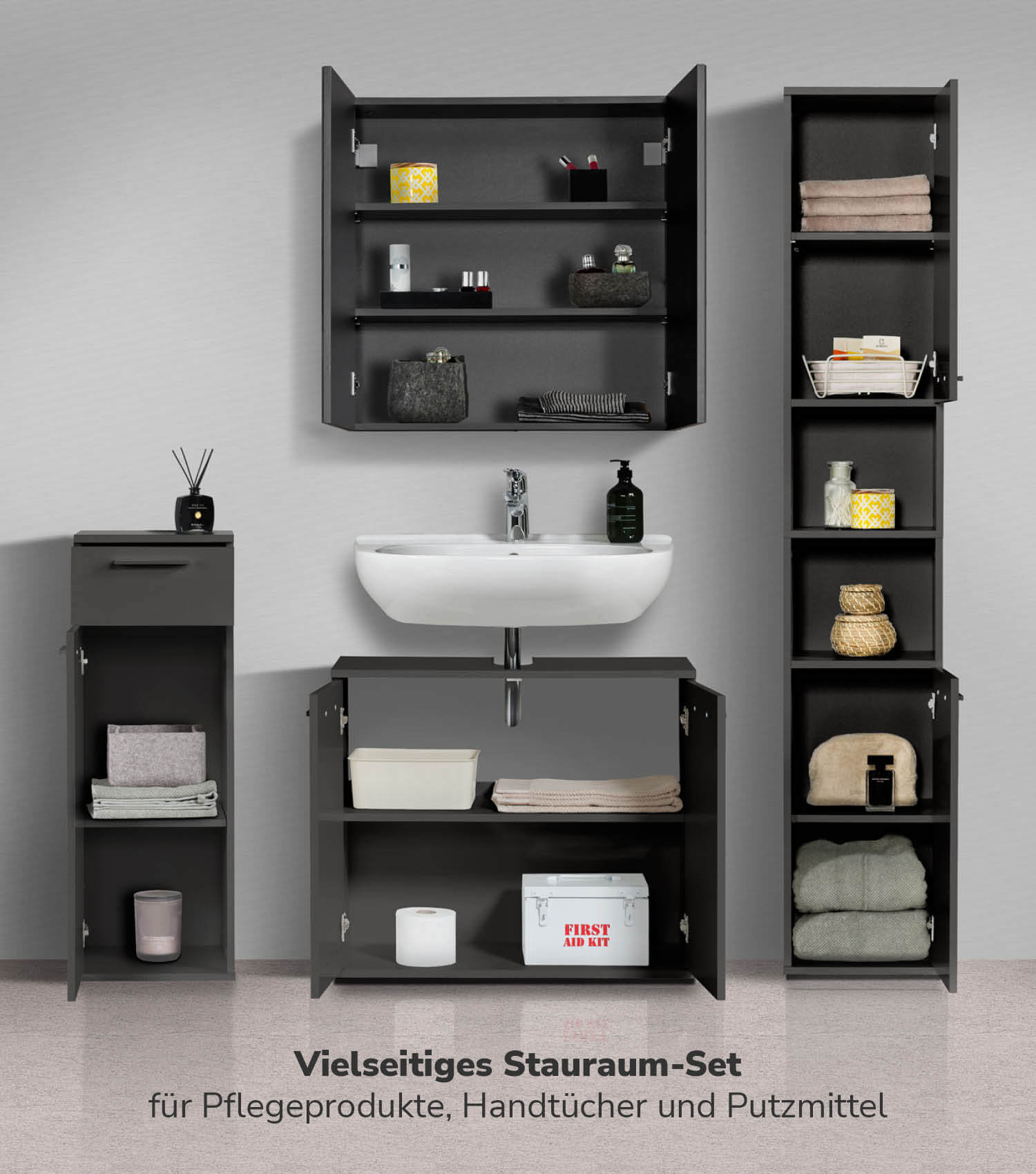 Badmöbel Set Badschrank Set Badschränke Badezimmerschränke Schrank Set