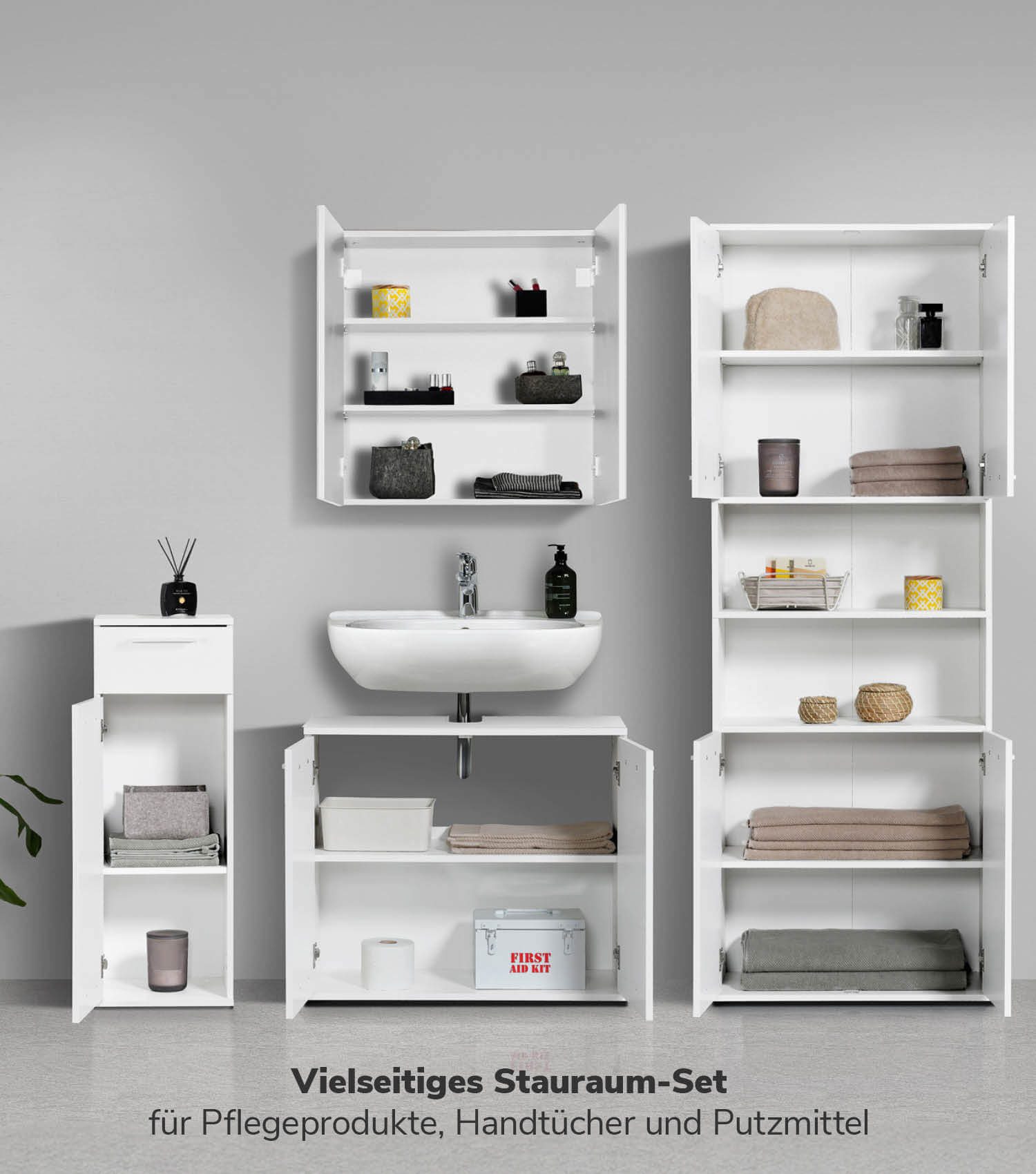 Badmöbel Set Badschrank Set Badschränke Badezimmerschränke Schrank Set