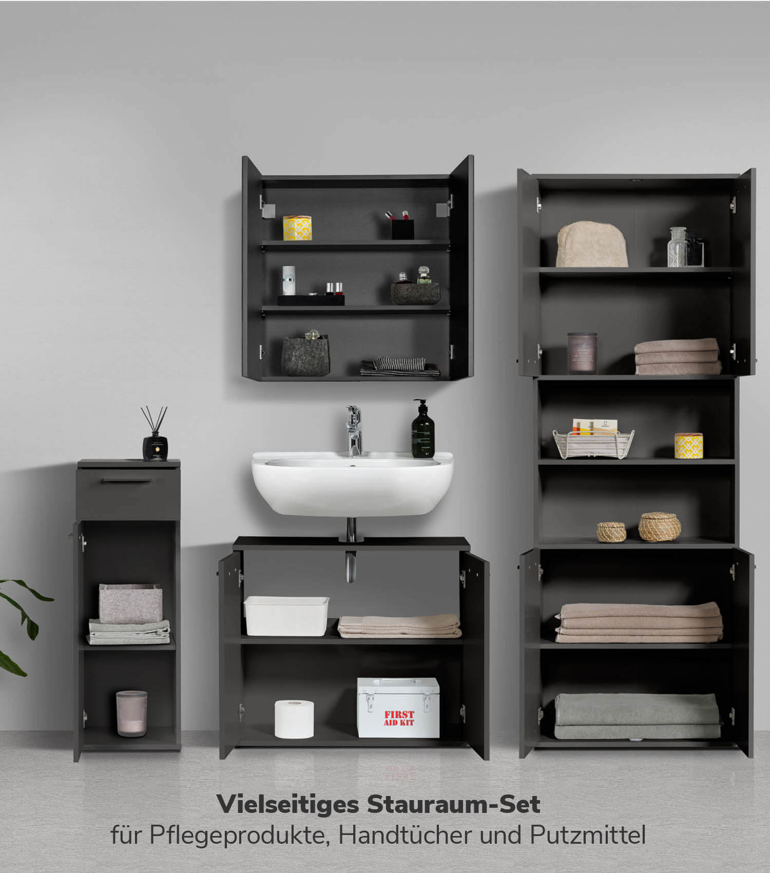 Badmöbel Set Badschrank Set Badschränke Badezimmerschränke Schrank Set
