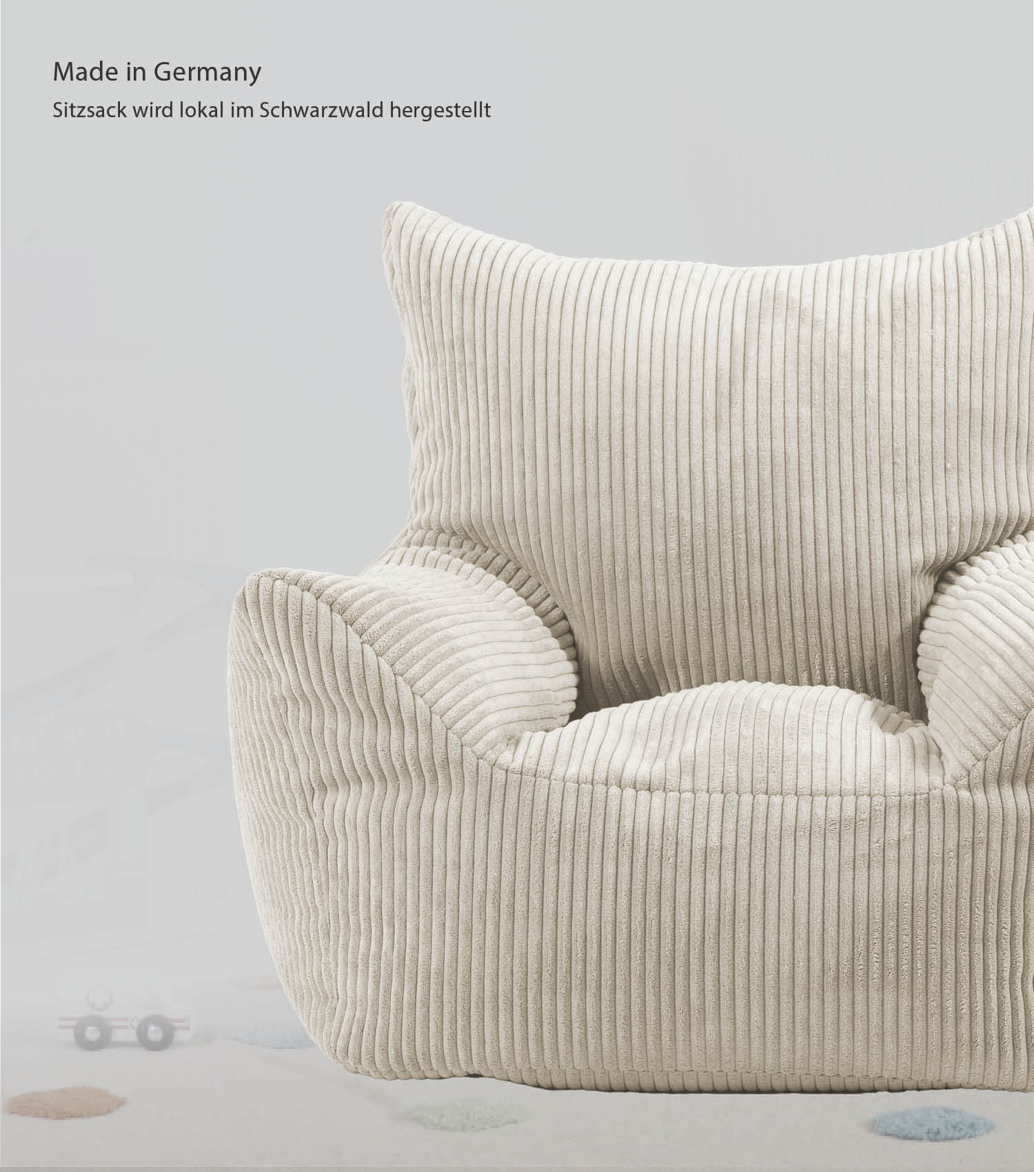 Kinder Sitzack Cord Kindersessel Lesesessel Bodenkissen Kindersitzsack