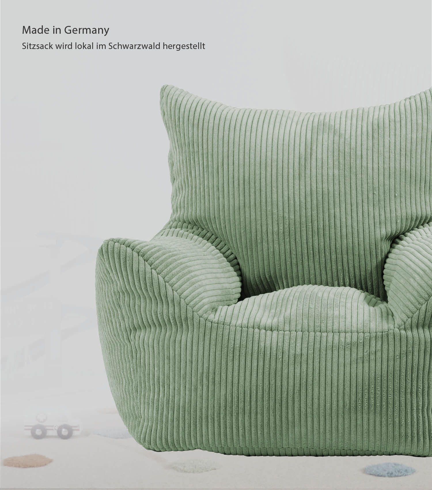 Kinder Sitzack Cord Kindersessel Lesesessel Bodenkissen Kindersitzsack Outdoorsitzsack