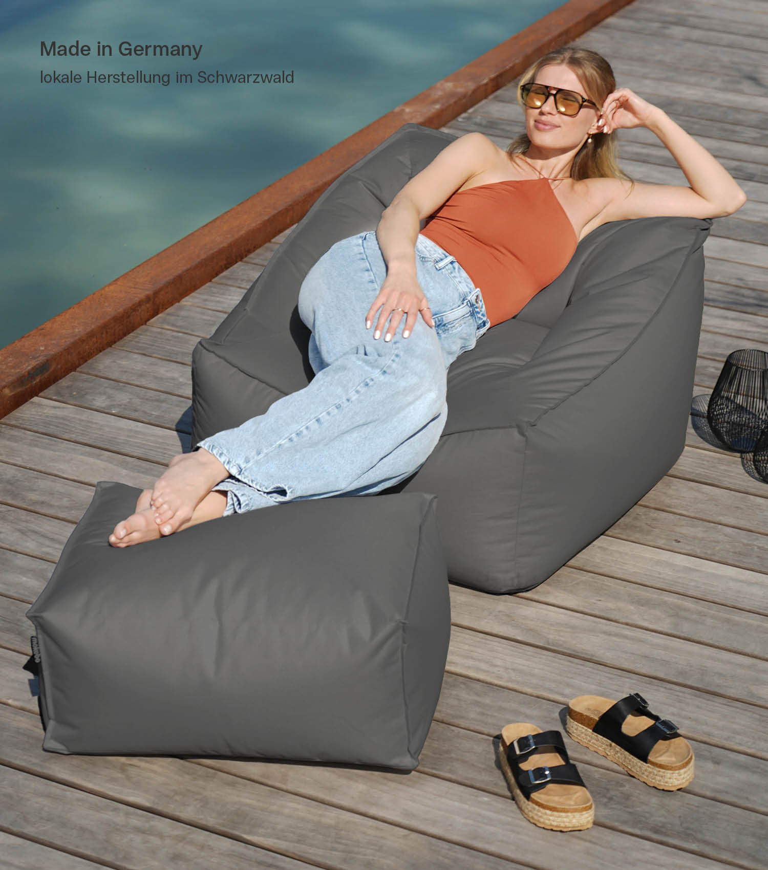Sitzsack Bodenkissen Relaxliege Bean Bag Liege Sitzbag Sitzkissen