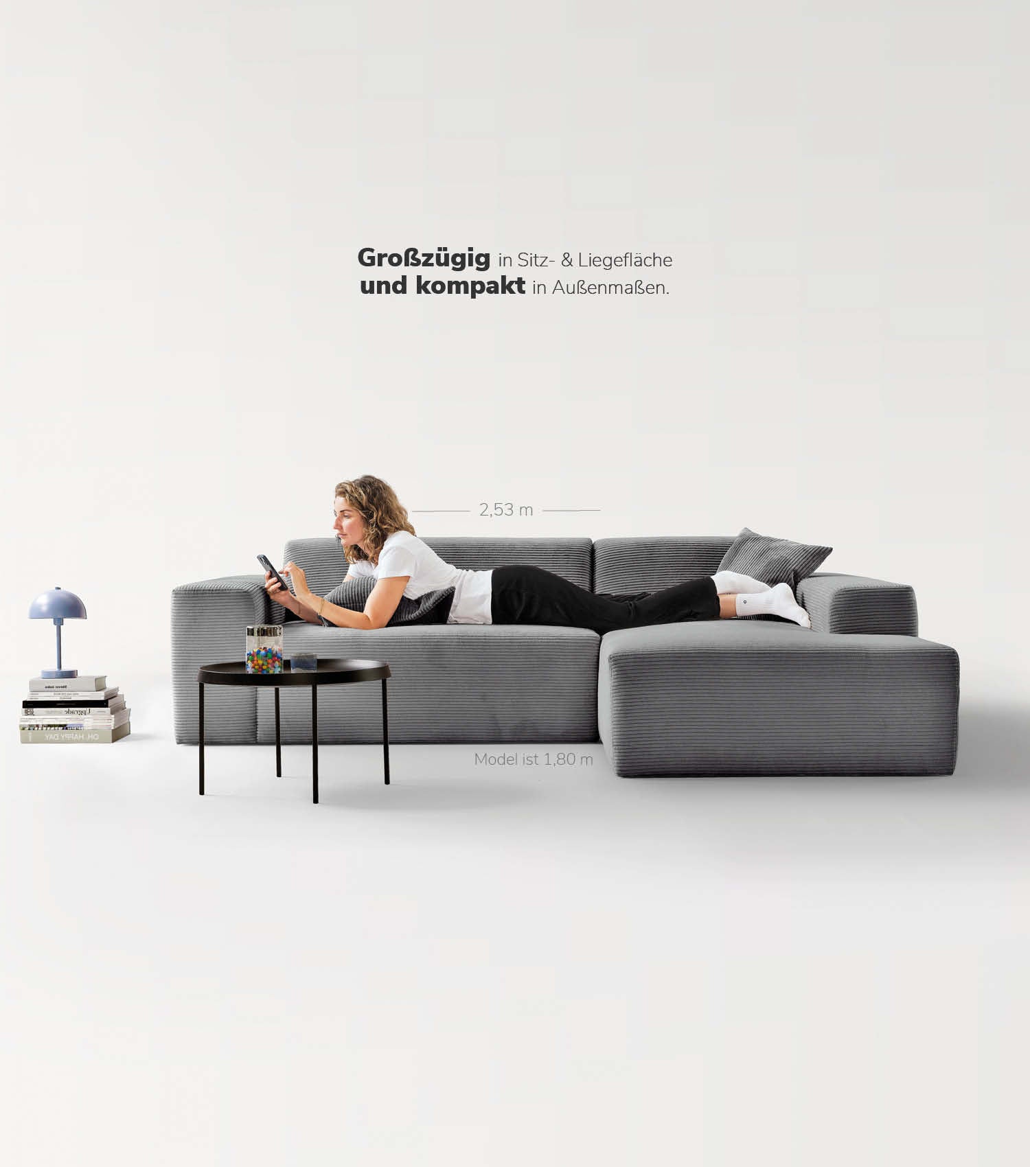 Cord Sofa Sofa Cord Ecksofa Cord Sofa beige Eckcouch 3-Sitzer Sofa