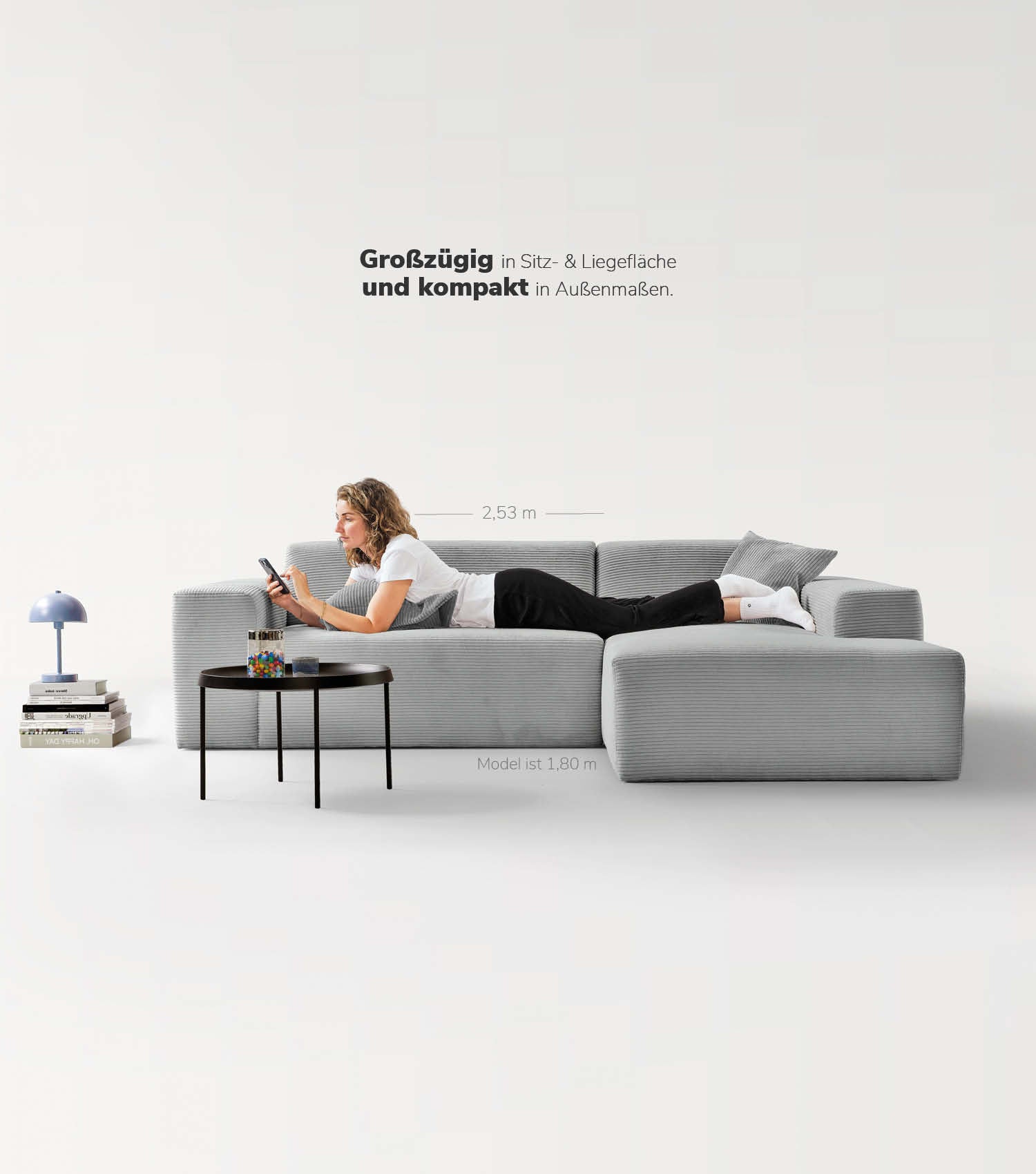 Cord Sofa Sofa Cord Ecksofa Cord Sofa beige Eckcouch 3-Sitzer Sofa