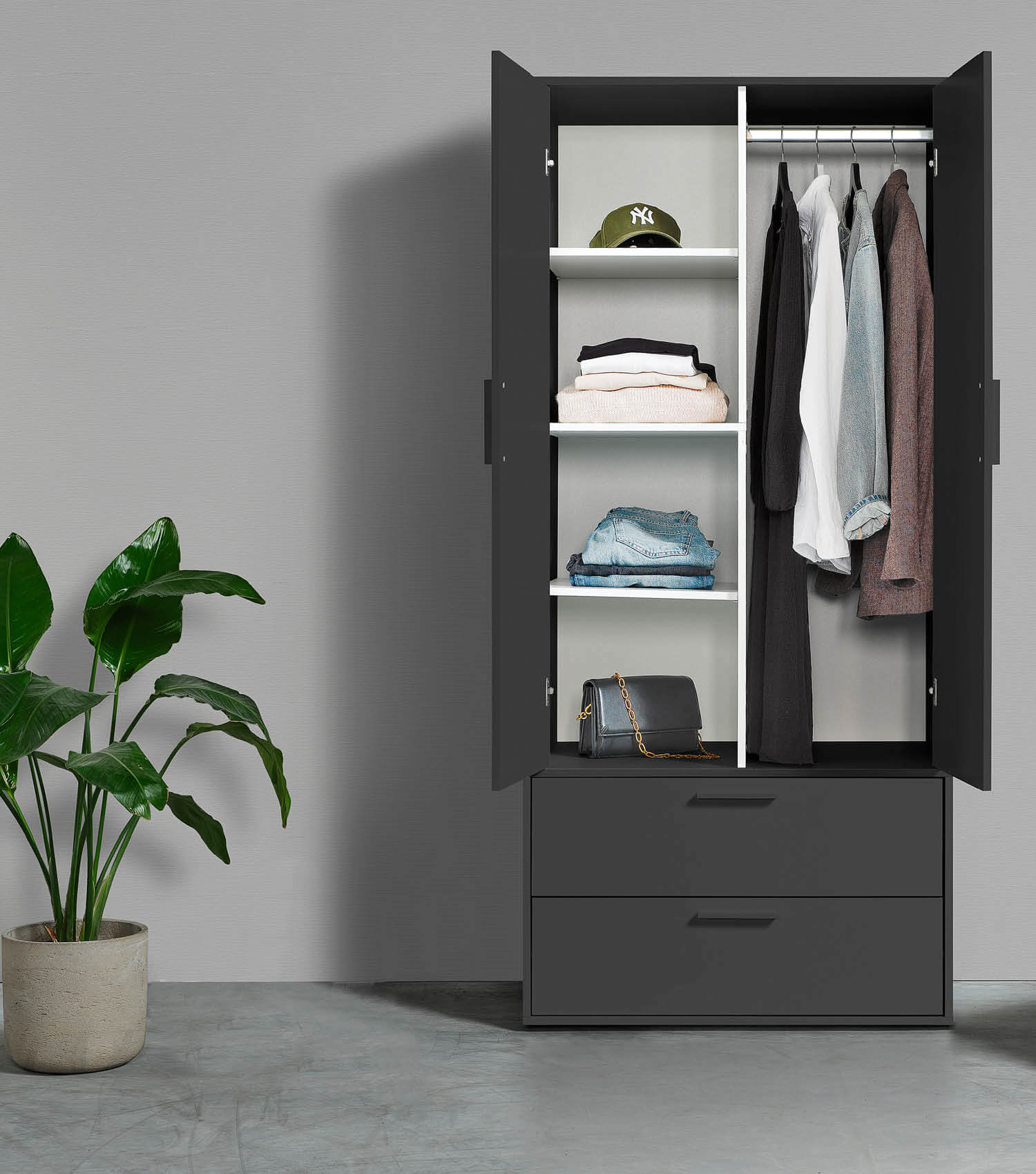 Kleiderschrank Kinderkleiderschrank Garderobenschrank Schlafzimmerschrank