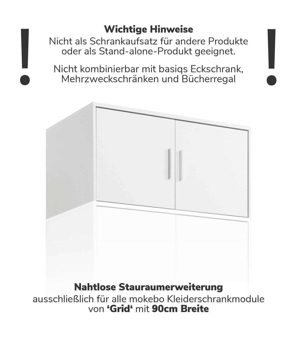 Kleiderschrankaufsatz Schrankaufsatz aufsatzschrank aufsatzregal