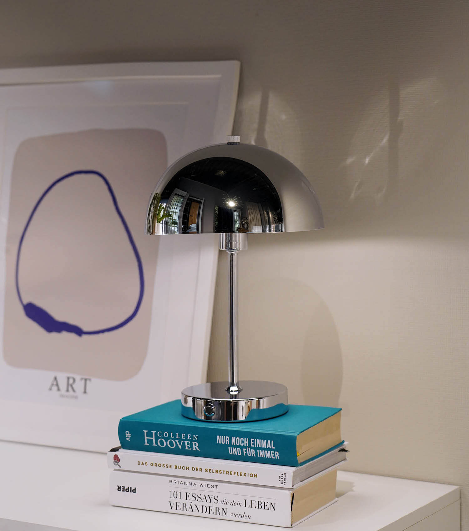 Tischlampe kabellos Akku Tischleuchte dimmbar aufladbar Nachttischlampe