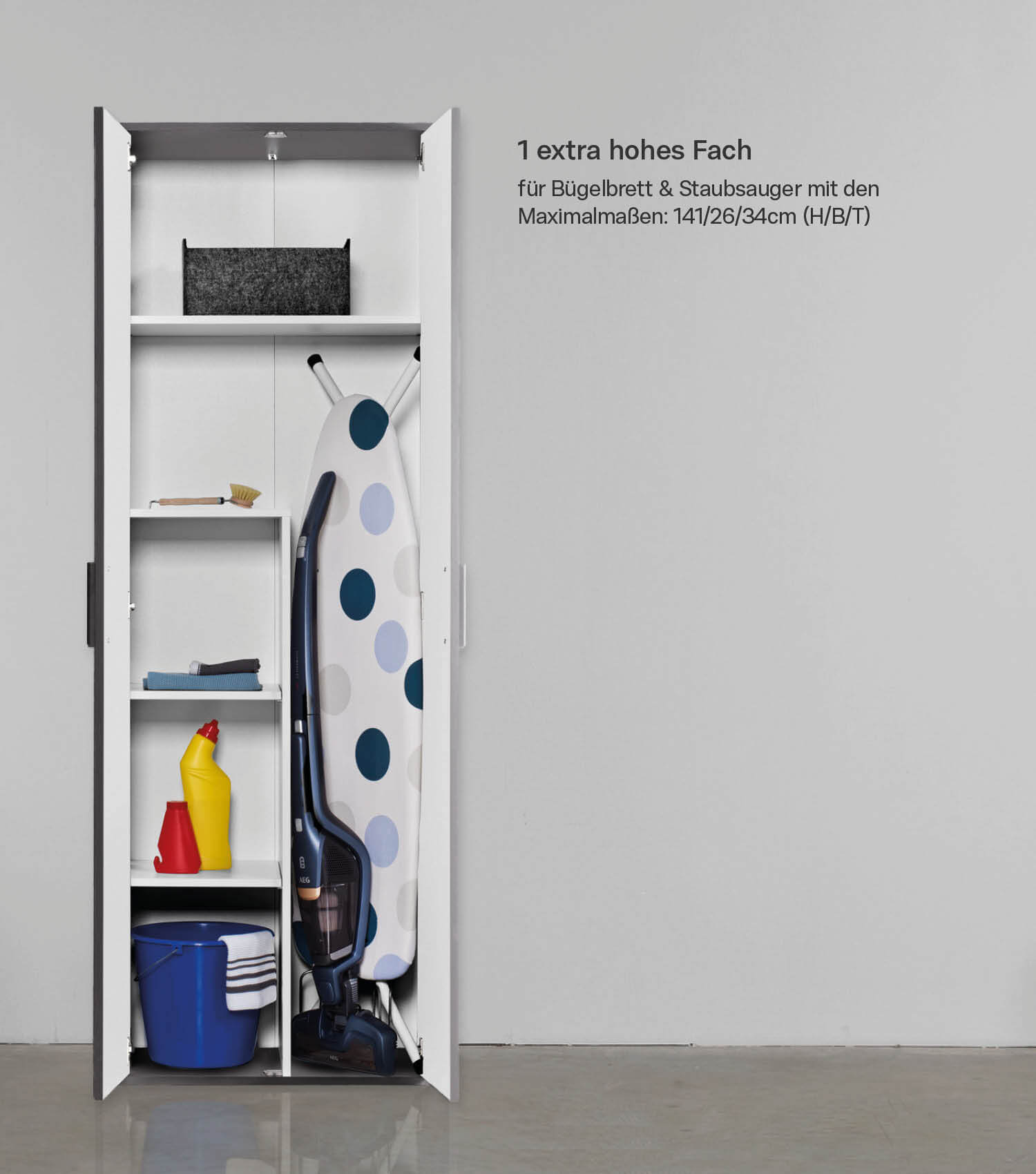 Mehrzweckschrank Besenschrank Schrank Allzweckschrank Flurschrank Küchenschrank