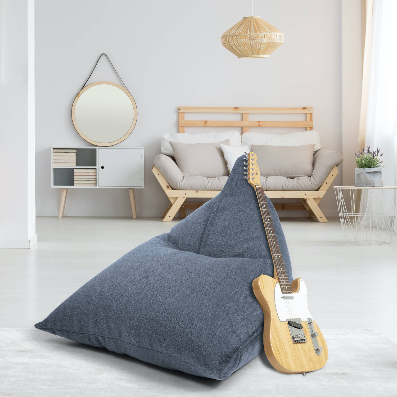 Indoor Sitzsack 'Der Schlitten' auch als Relaxliege & recycelt