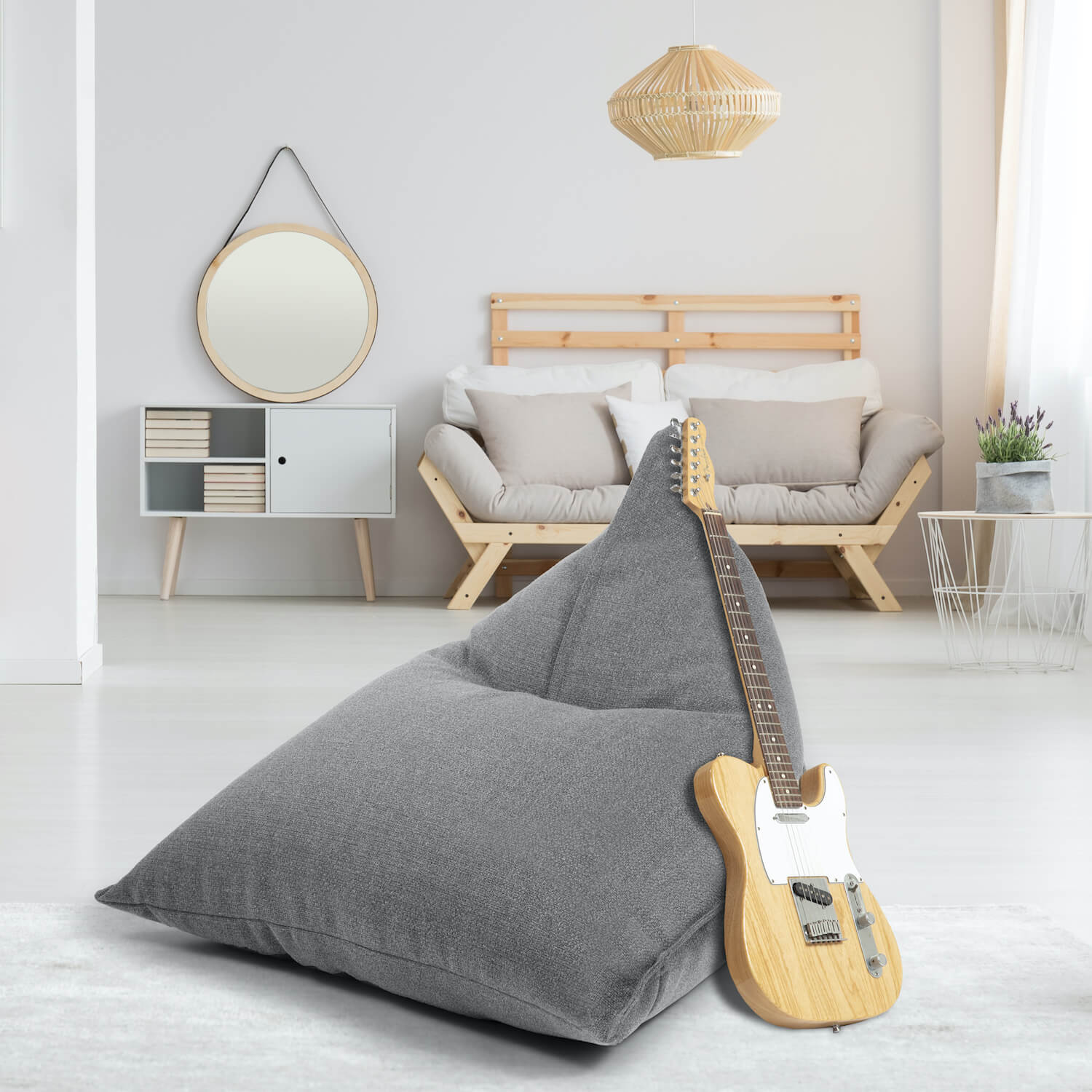 Indoor Sitzsack 'Der Schlitten' auch als Relaxliege & recycelt