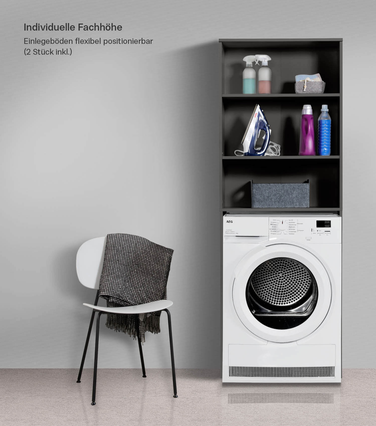 Waschmaschinenschrank Überbauschrank Toilettenregal Badregal Überbau