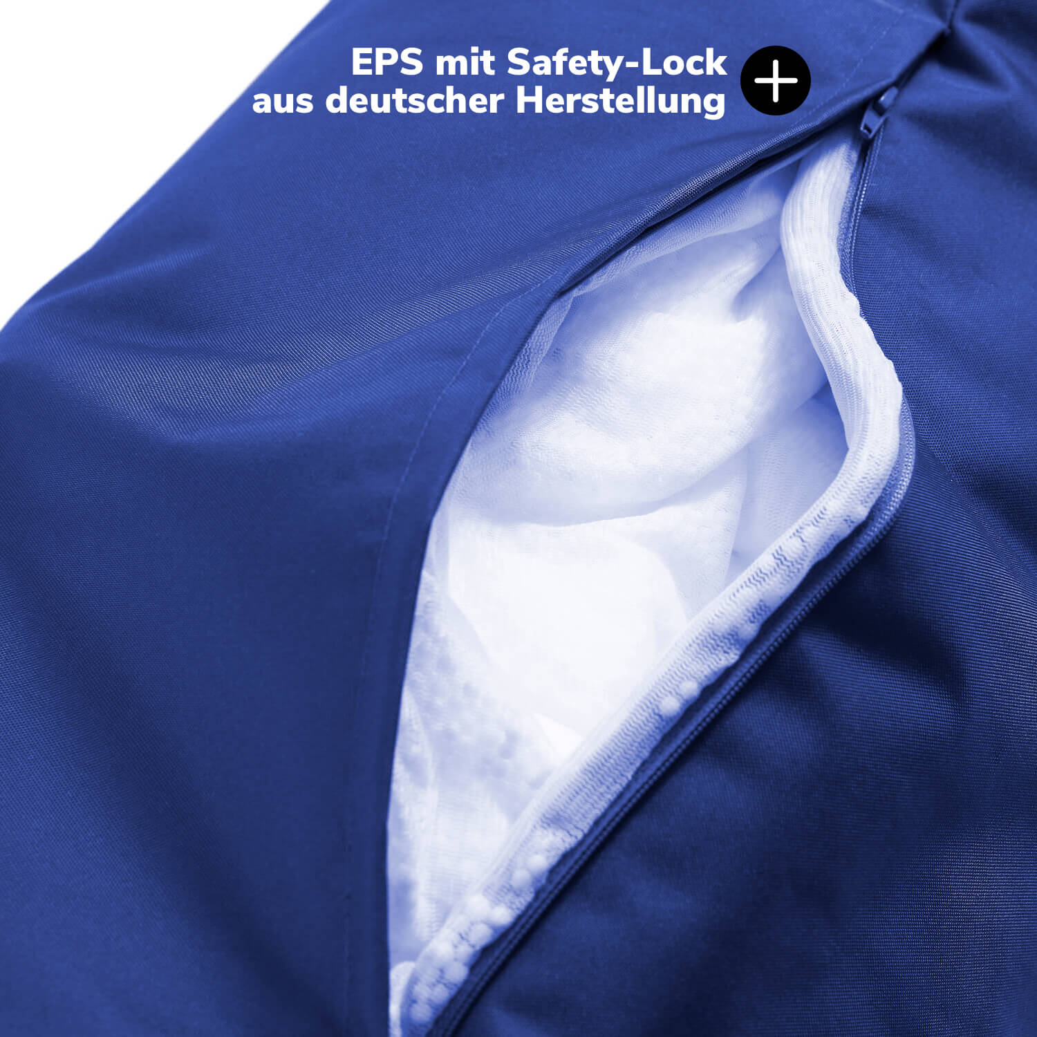 Sitzsack-Sessel Innovation 'Der Ruhepol' mit Hocker oder als Bean Bag