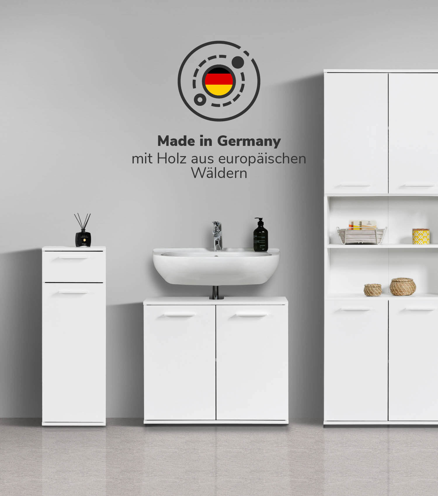 Badmöbel Set Badschrank Set Badschränke Badezimmerschränke Schrank Set