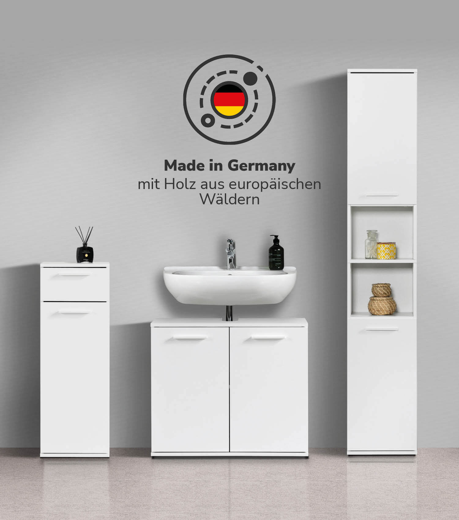 Badmöbel Set Badschrank Set Badschränke Badezimmerschränke Schrank Set