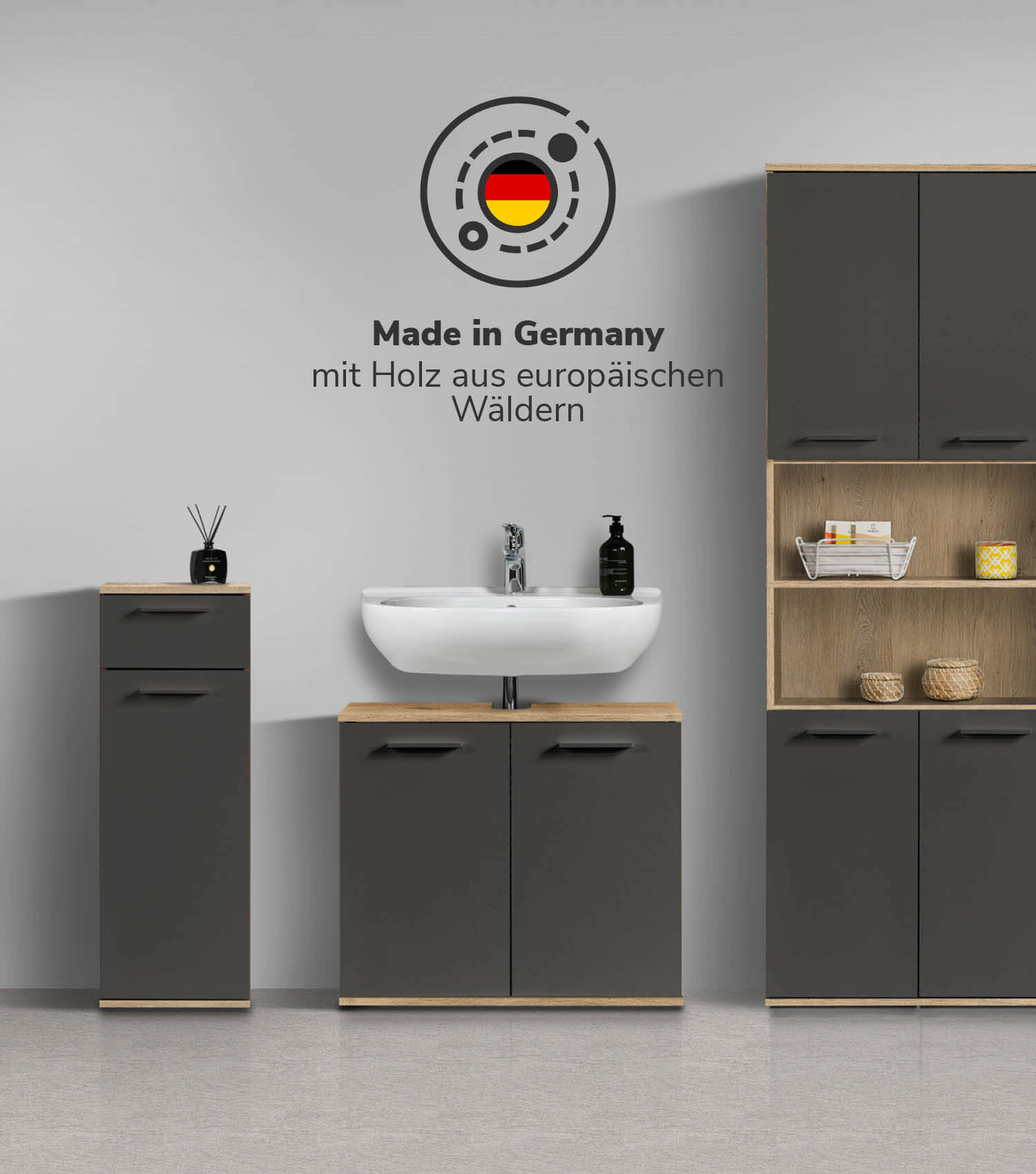 Badmöbel Set Badschrank Set Badschränke Badezimmerschränke Schrank Set
