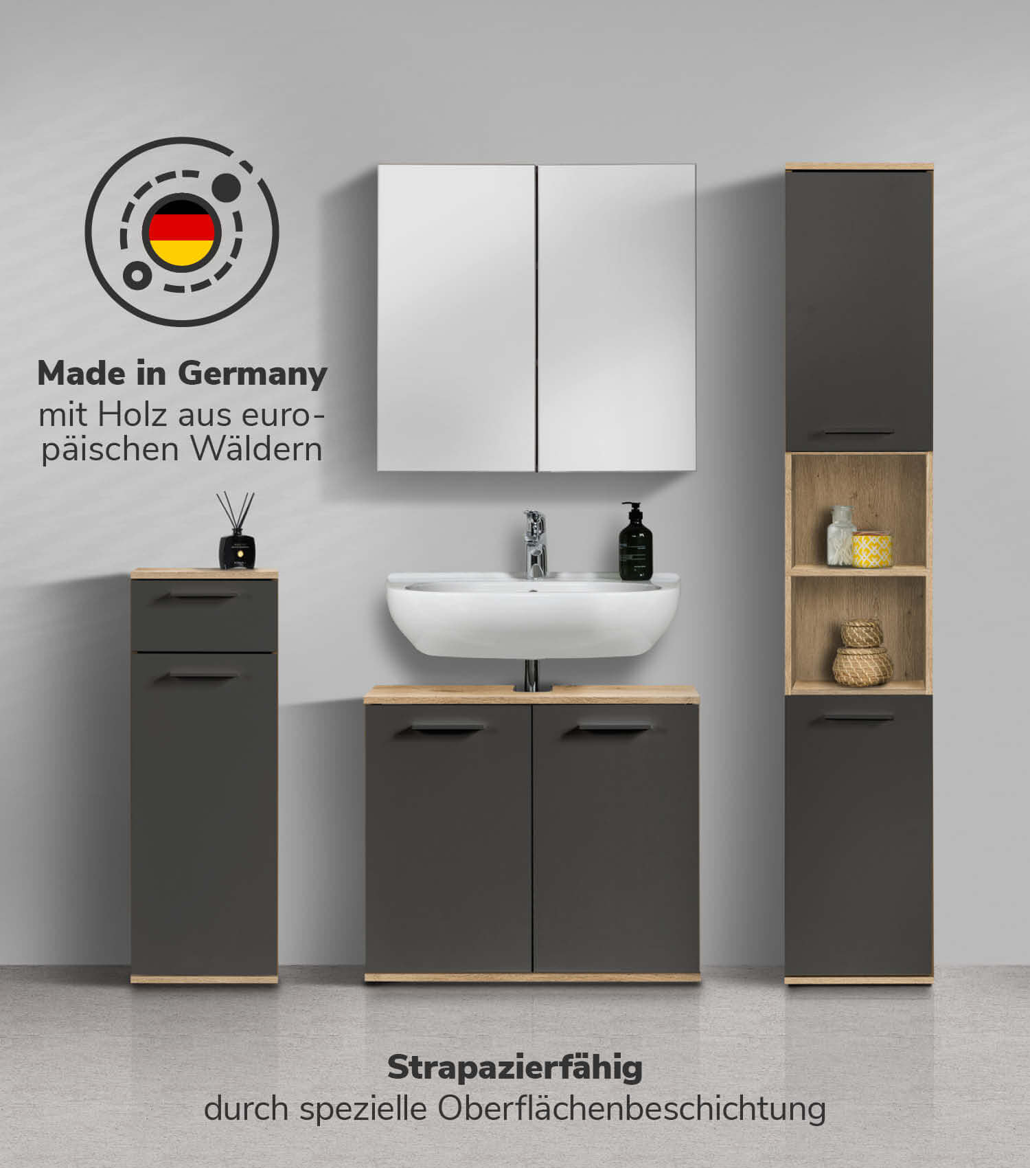 Badmöbel Set Badschrank Set Badschränke Badezimmerschränke Schrank Set