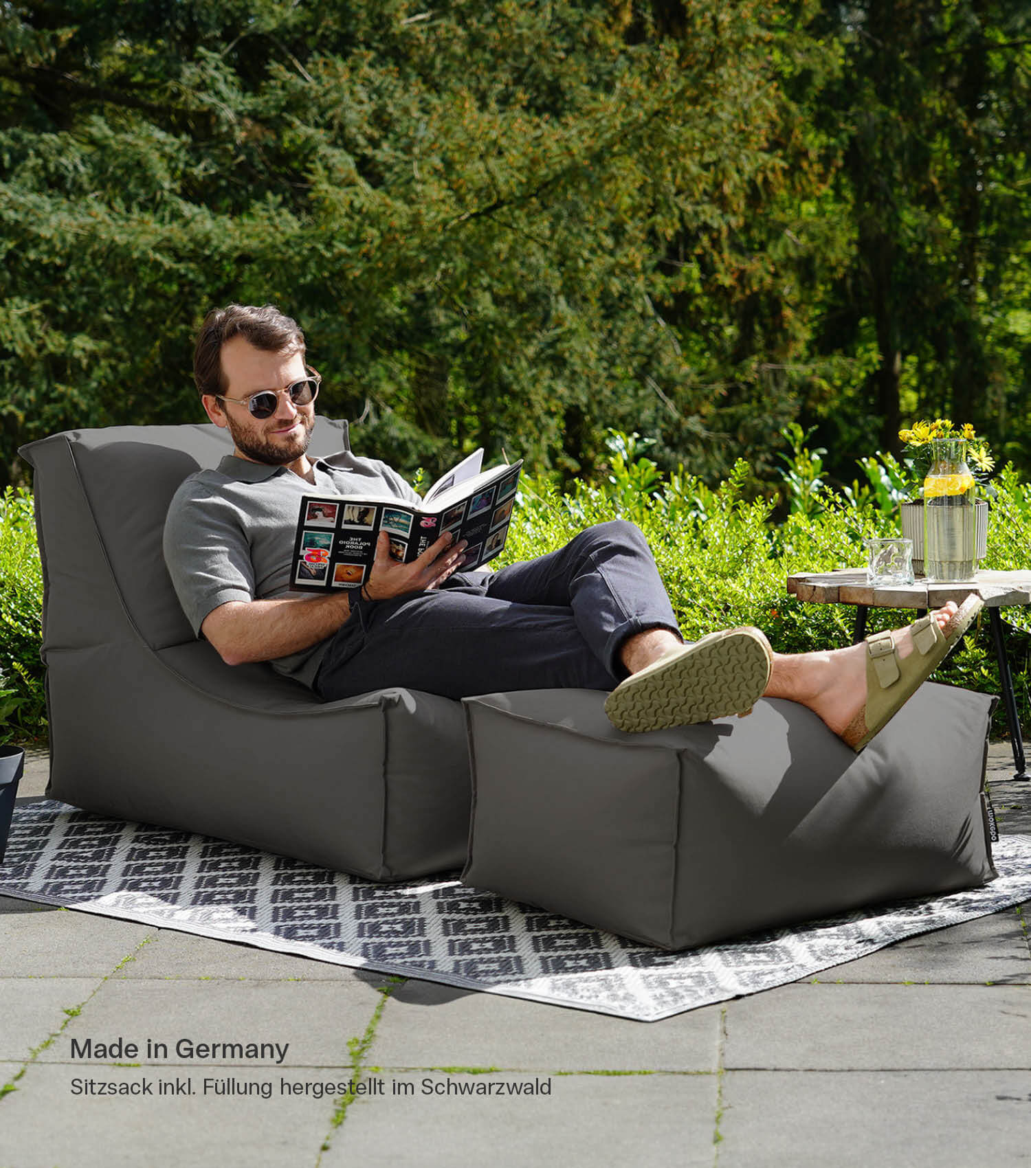 Sitzsack Bodenkissen Relaxliege Bean Bag Liege Sitzbag Sitzkissen