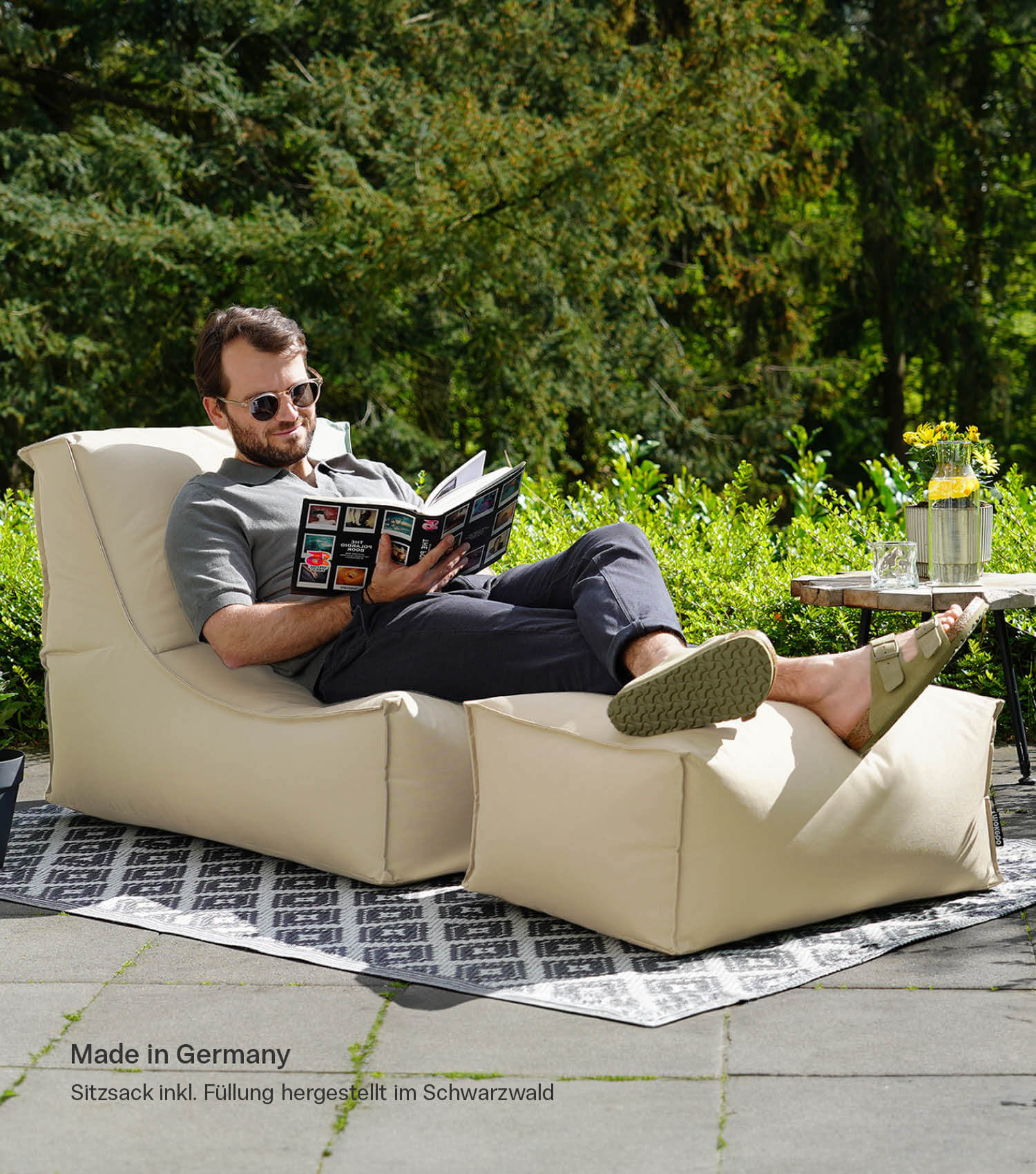 Sitzsack Bodenkissen Relaxliege Bean Bag Liege Sitzbag Sitzkissen