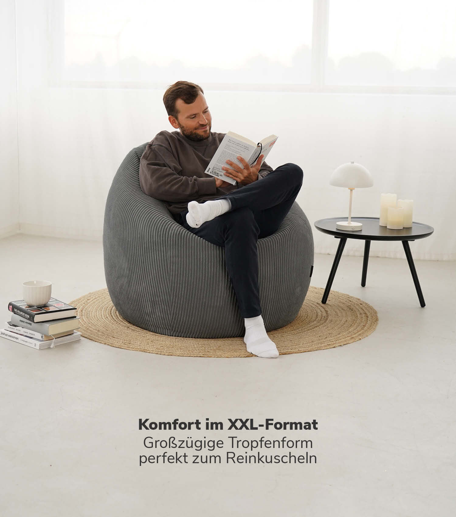 Sitzsack Bean Bag Sitzkissen Cord Bodenkissen BeanBag Sitzsack Kinder