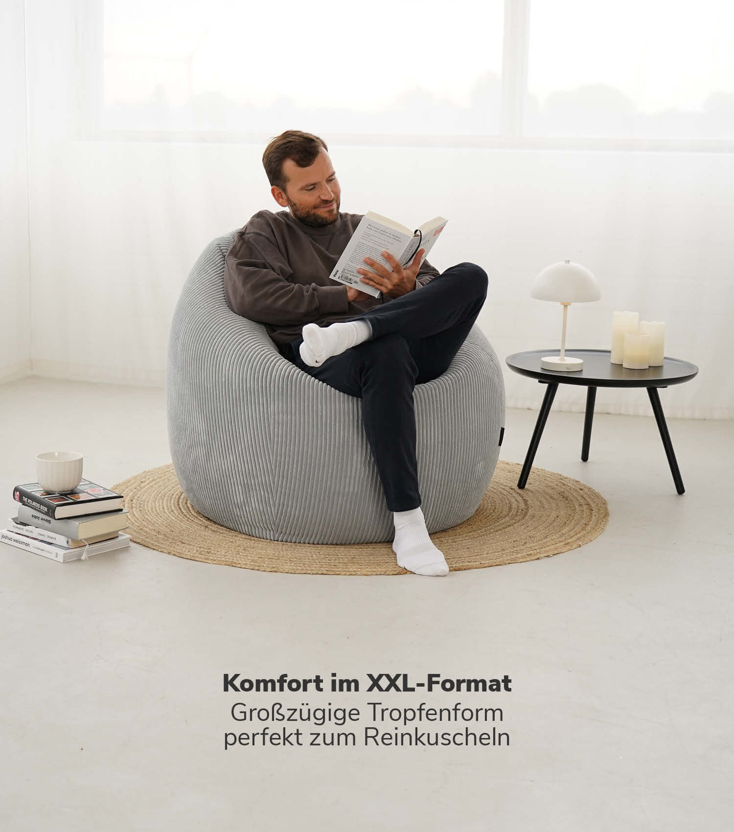 Sitzsack Bean Bag Sitzkissen Cord Bodenkissen BeanBag Sitzsack Kinder