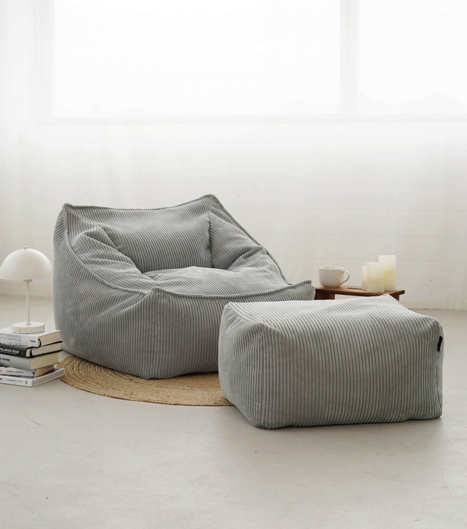 Cord Sessel Lesesessel XXL Sitzsack Sitzsack Cord Bean Bag Armlehnen