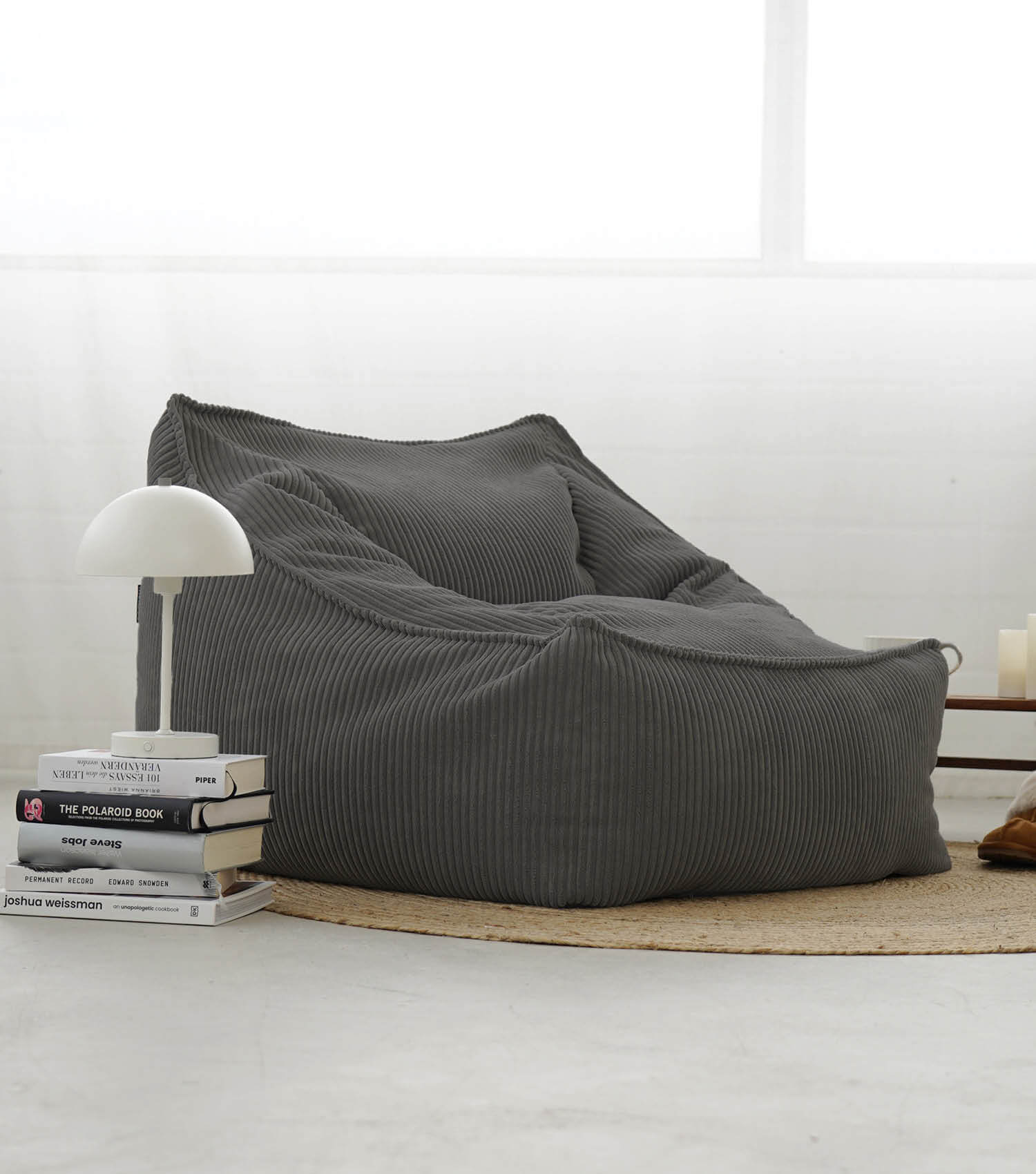 Cord Sessel Lesesessel XXL Sitzsack Sitzsack Cord Bean Bag Armlehnen