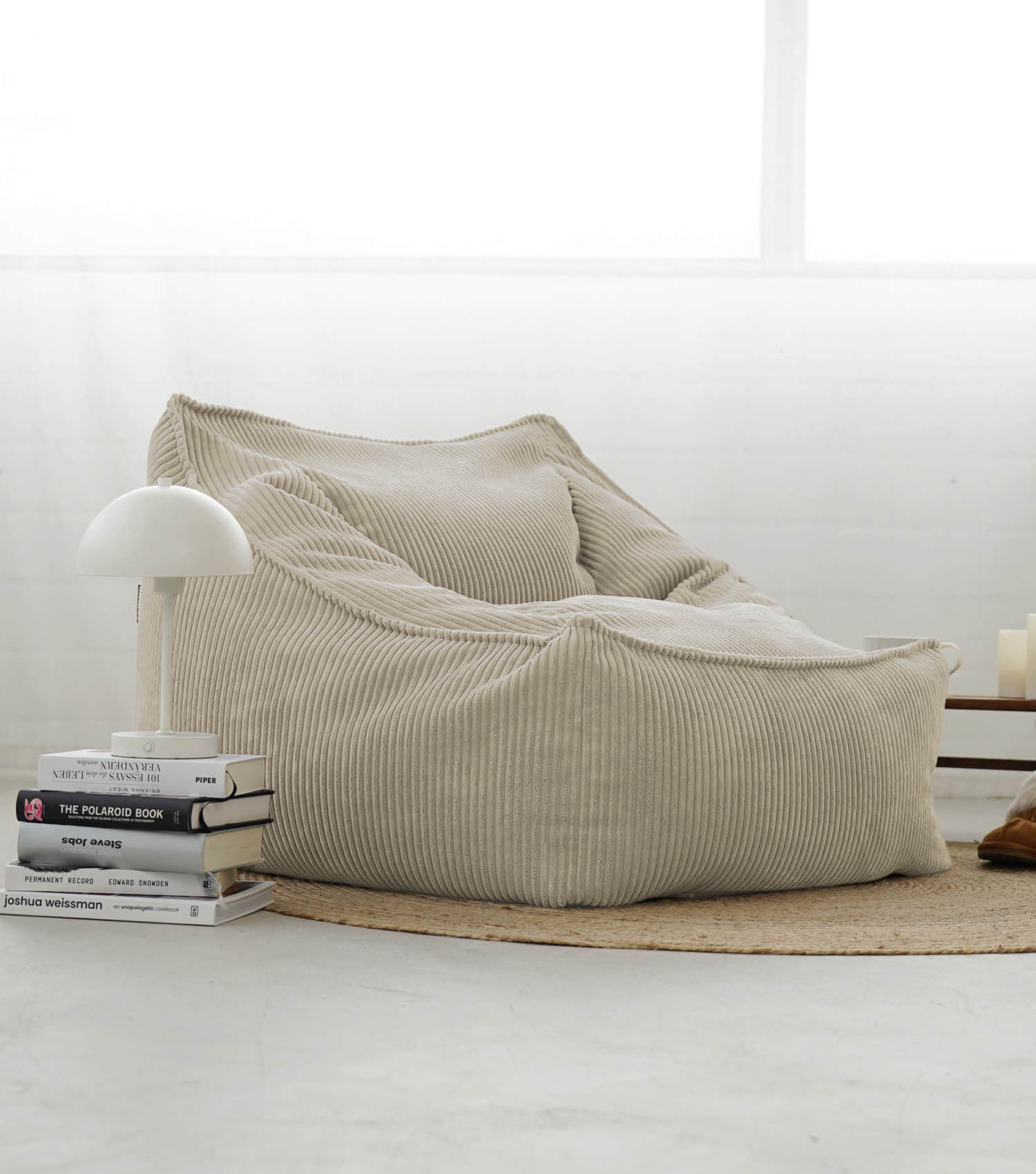 Cord Sessel Lesesessel XXL Sitzsack Sitzsack Cord Bean Bag Armlehnen