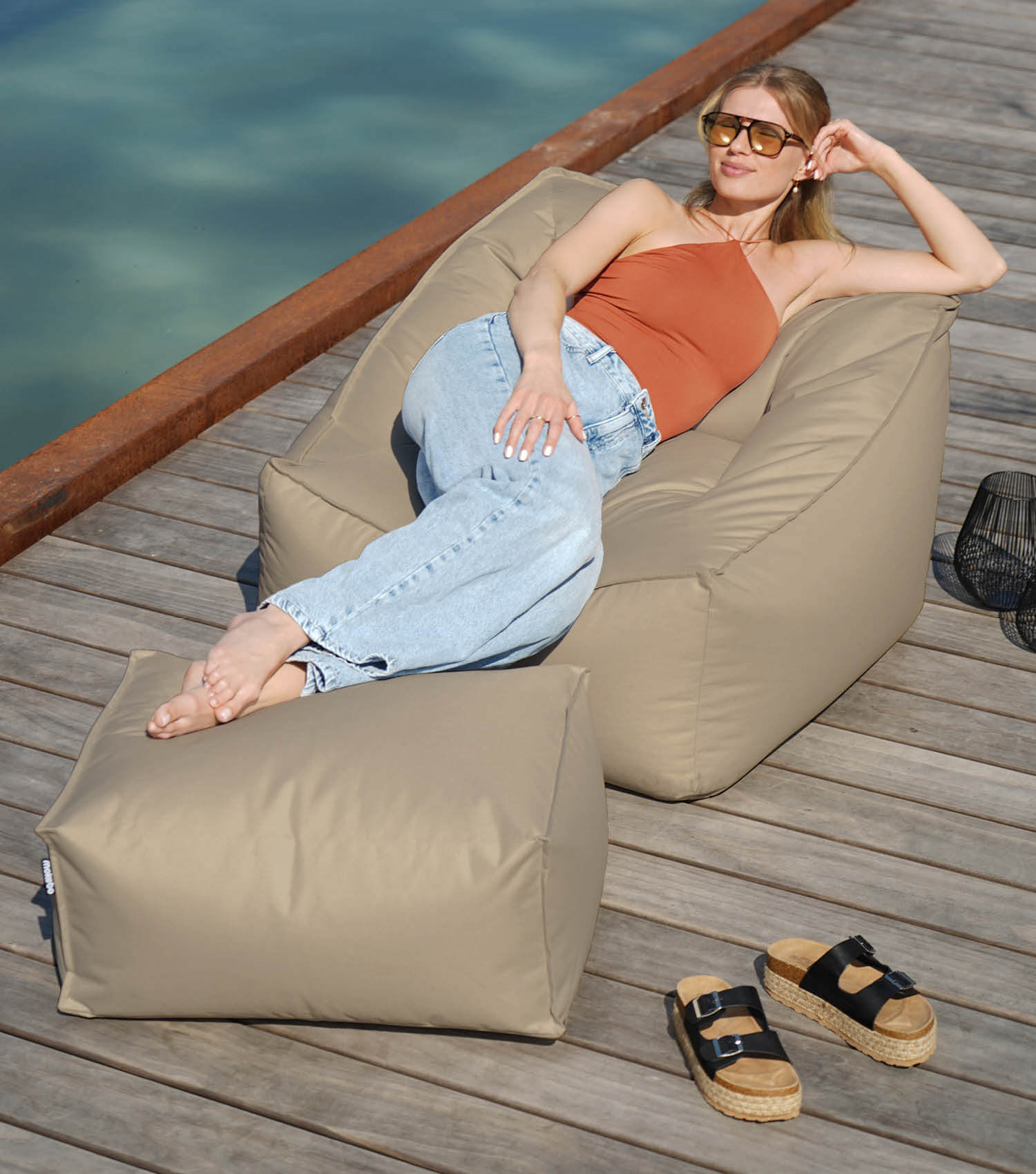 Sitzsack Bodenkissen Relaxliege Bean Bag Liege Sitzbag Sitzkissen