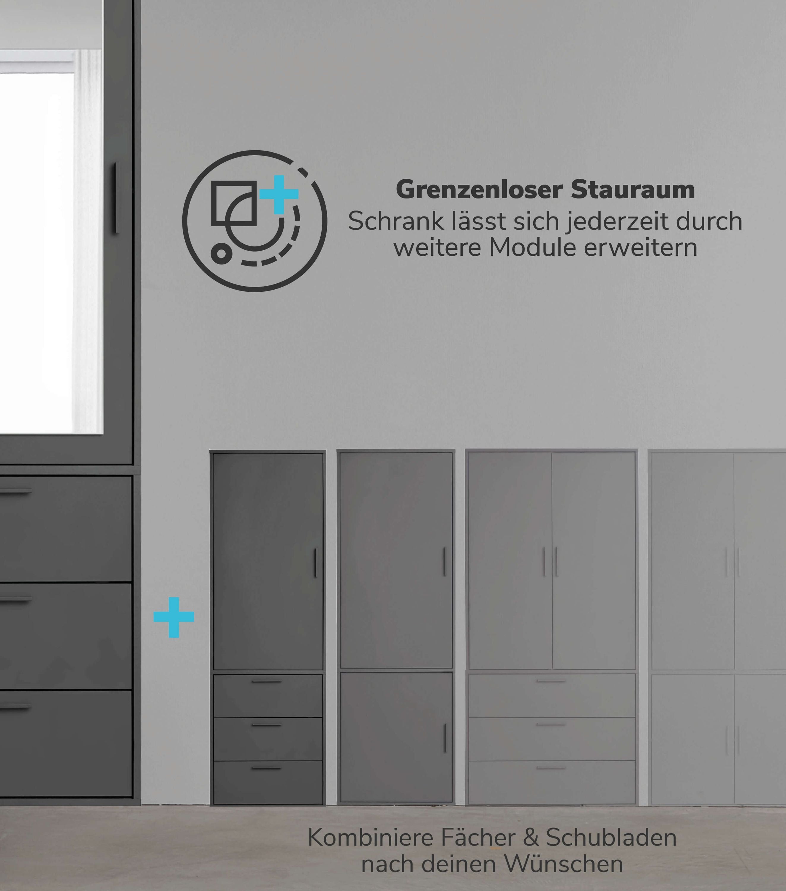 Kleiderschrank Garderobenschrank Schlafzimmerschrank Schrank