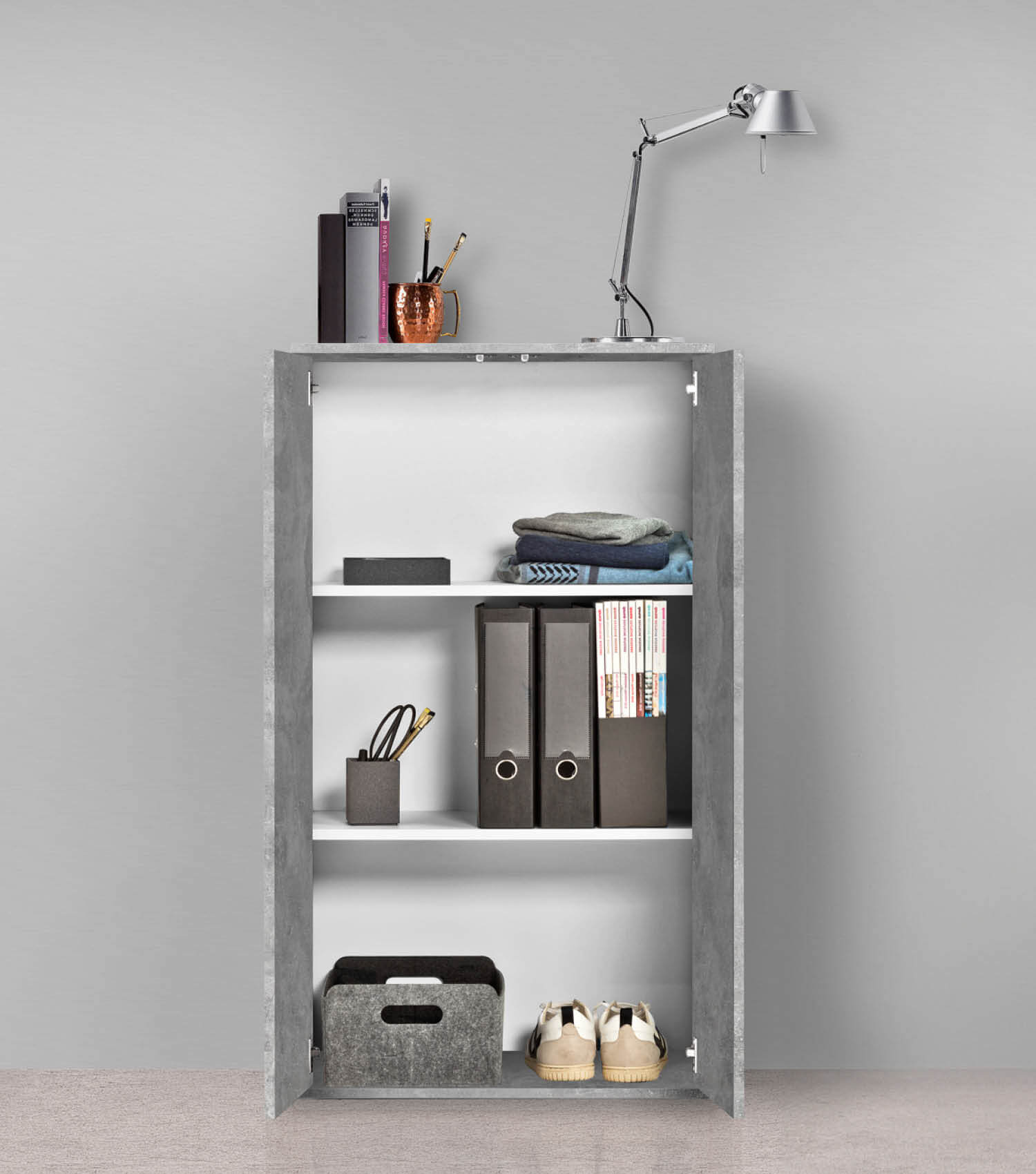 mokebo® 'Der Schlanke' Mehrzweckschrank Aktenschrank Made in DE