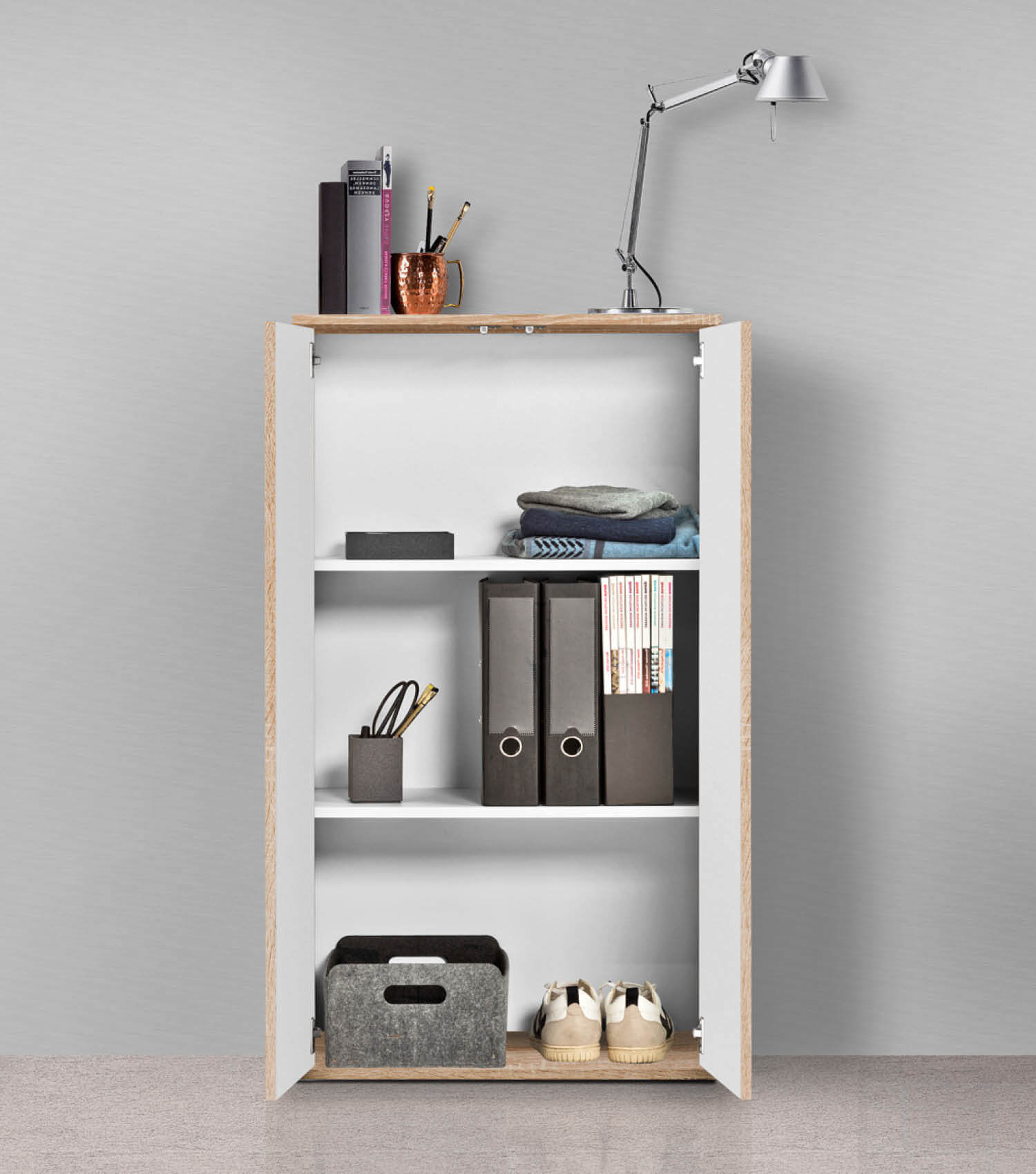 mokebo® 'Der Schlanke' Mehrzweckschrank Aktenschrank Made in DE