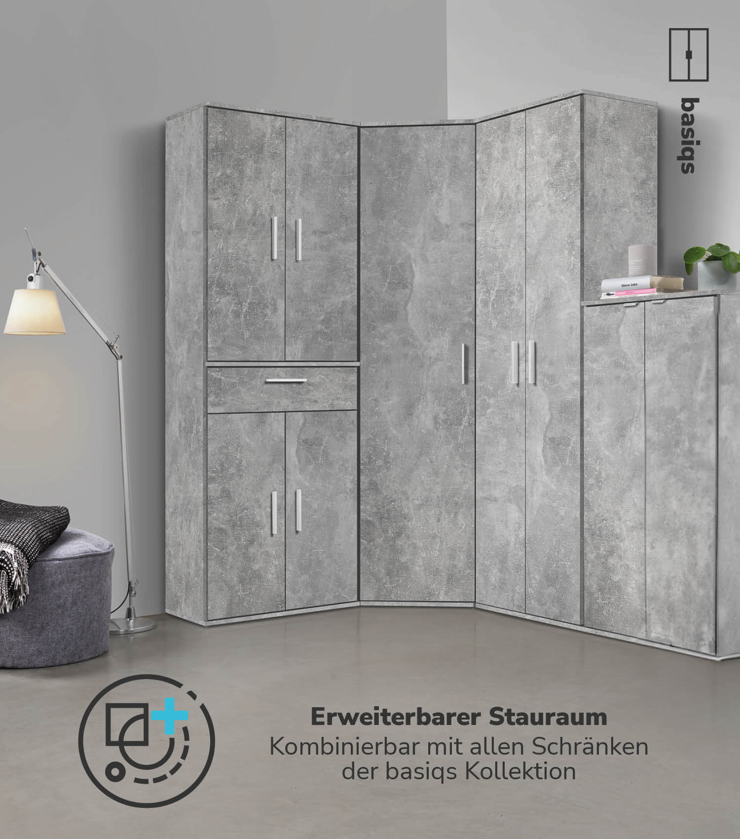 Mehrzweckschrank + Schubladen 'Der Praktische' Aktenschrank Schuhschrank