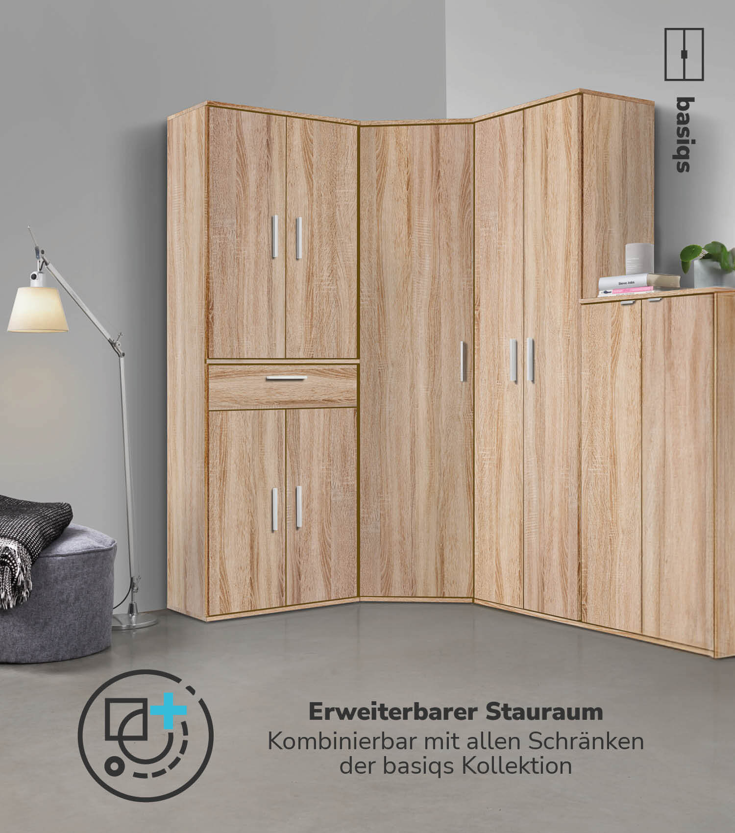 Mehrzweckschrank + Schubladen 'Der Praktische' Aktenschrank Schuhschrank