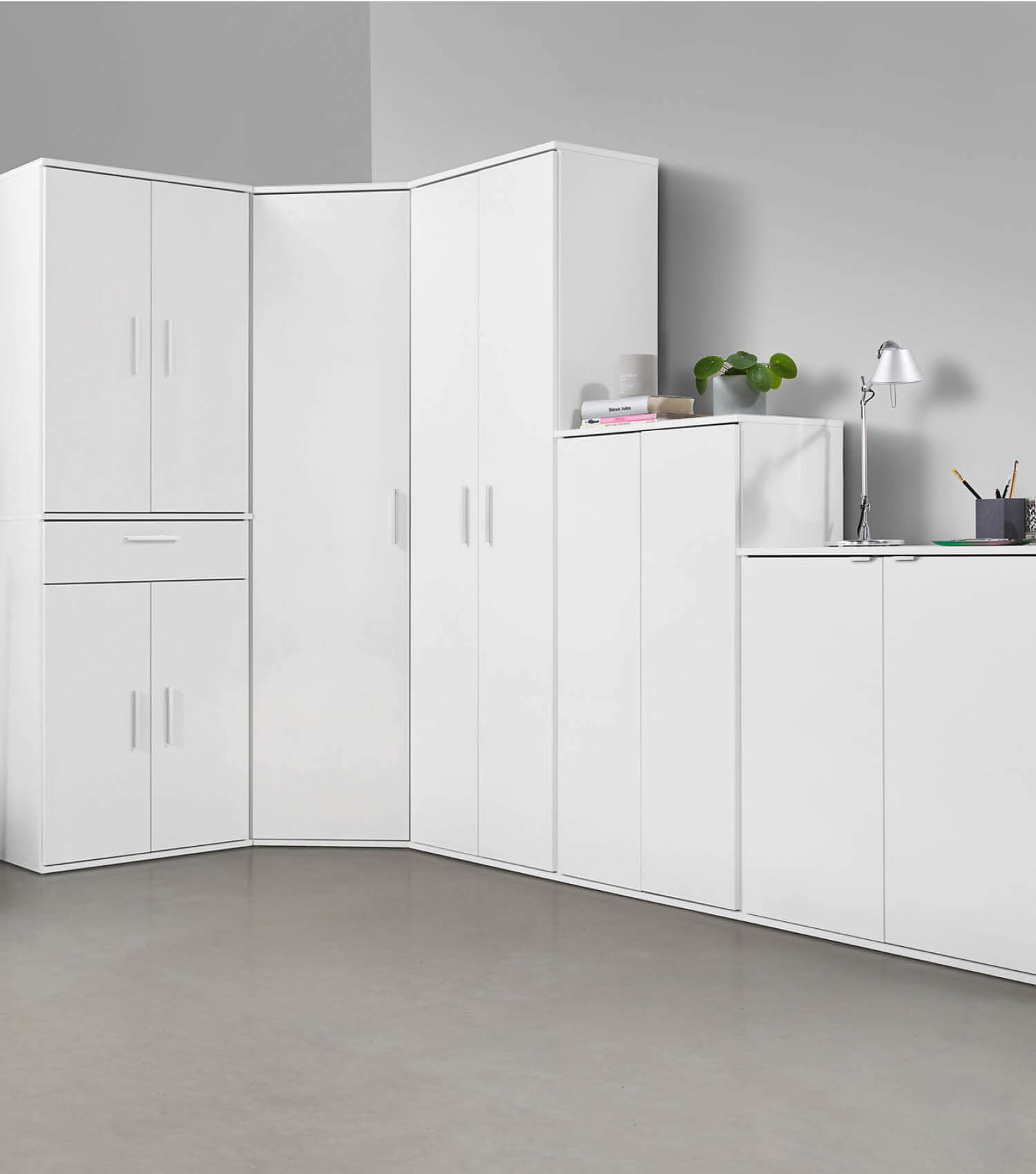 Mehrzweckschrank + Schubladen 'Der Praktische' Aktenschrank Schuhschrank