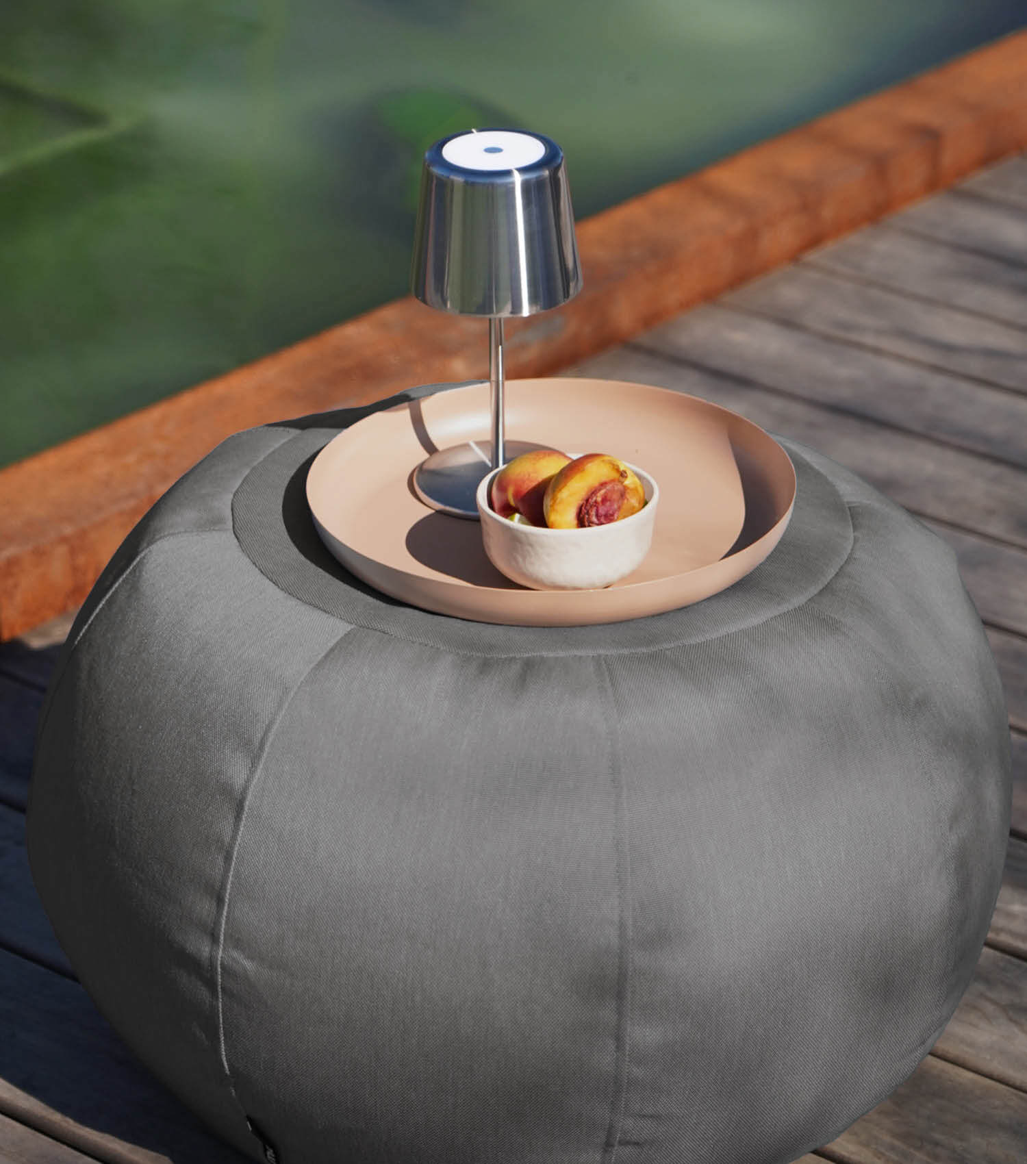 Outdoor Pouf Sitzpouf Outdoor Gartenhocker Gartenmöbel Hocker