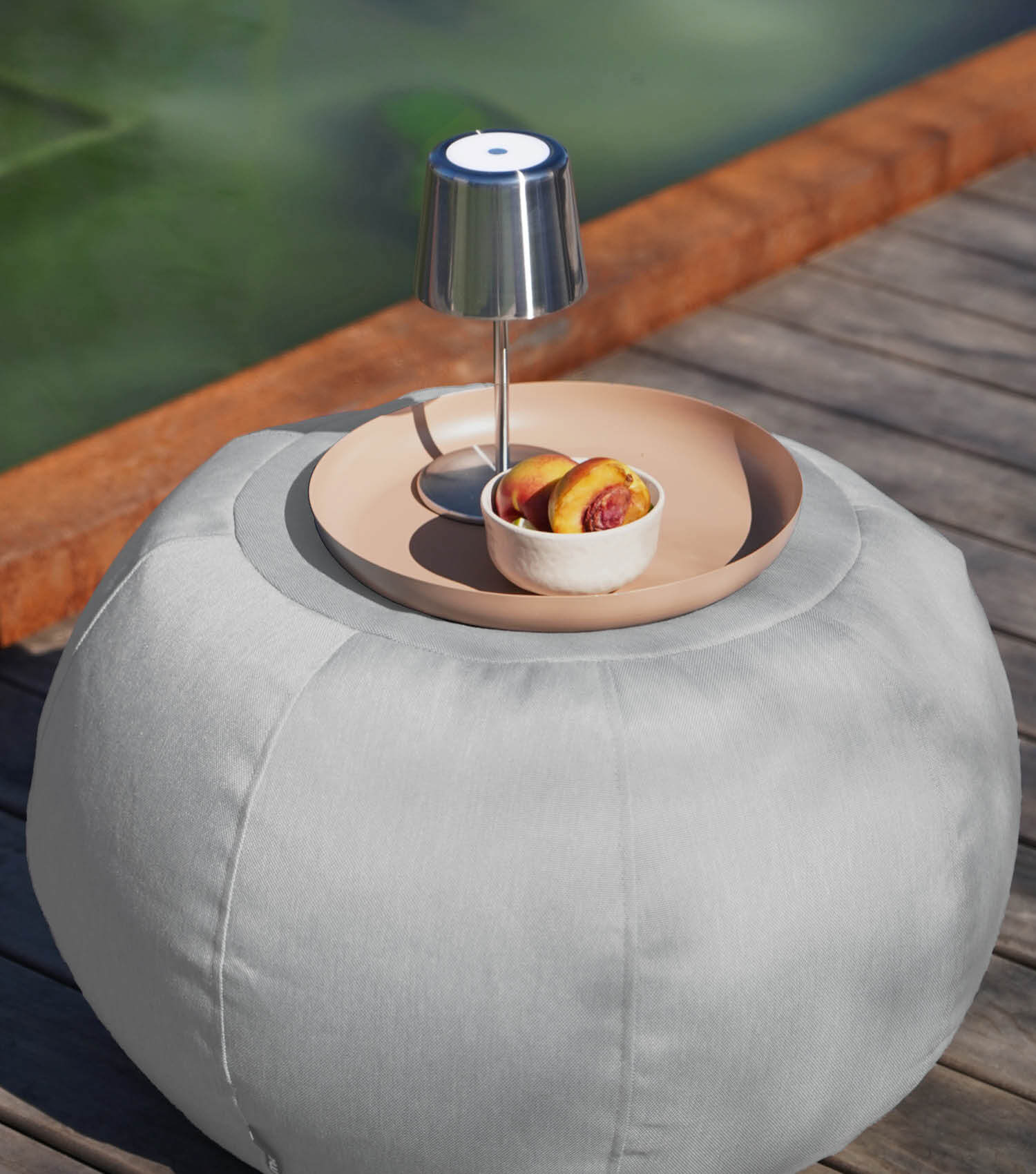 Outdoor Pouf Sitzpouf Outdoor Gartenhocker Gartenmöbel Hocker