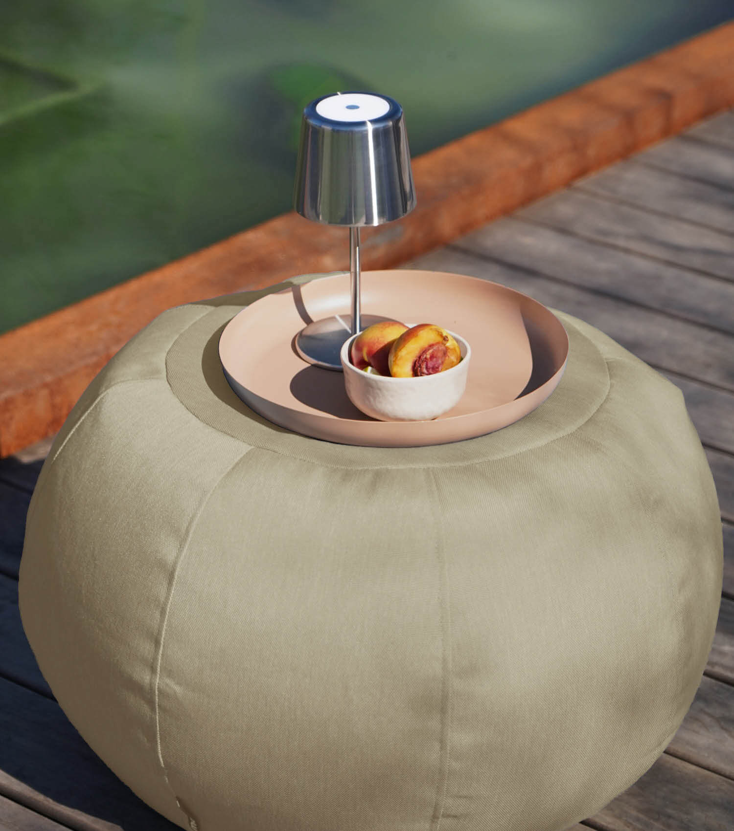 Outdoor Pouf Sitzpouf Outdoor Gartenhocker Gartenmöbel Hocker