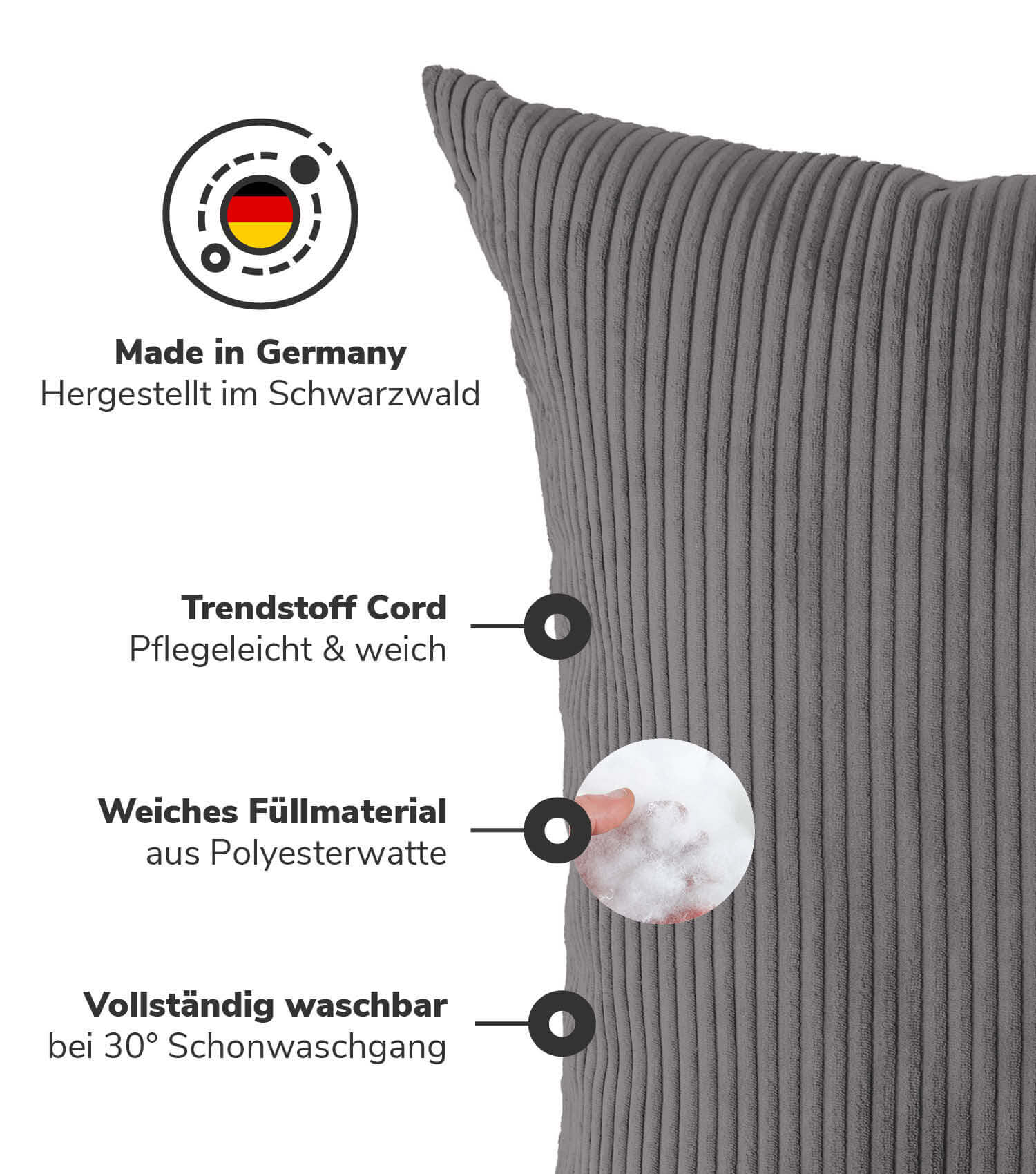 XXL Kissen Jumbokissen Riesenkissen Rückenkissen Sofakissen Liegekissen