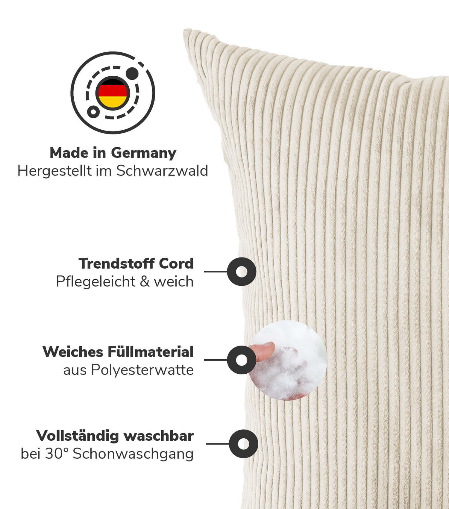 XXL Kissen Jumbokissen Riesenkissen Rückenkissen Sofakissen Liegekissen