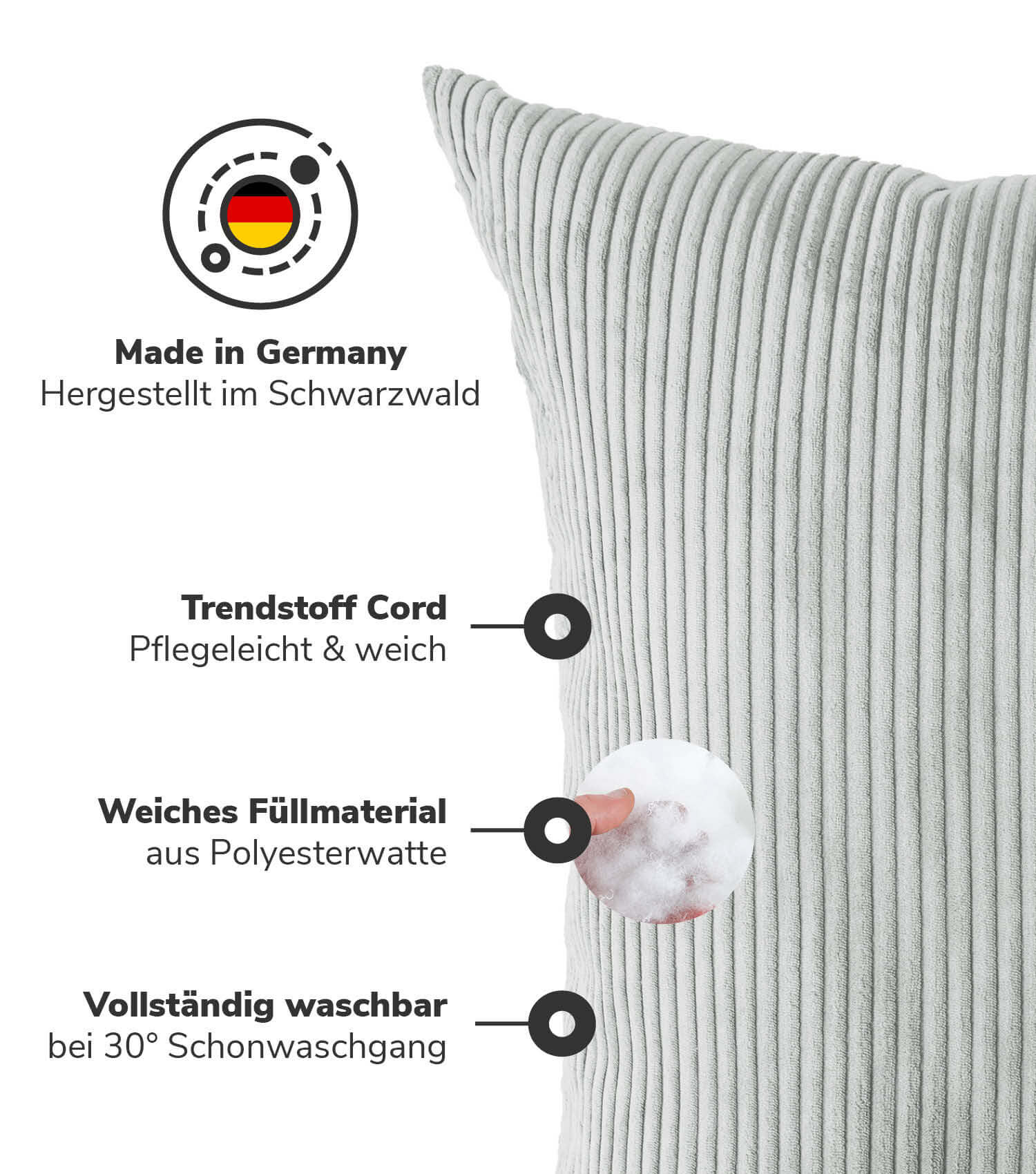 XXL Kissen Jumbokissen Riesenkissen Rückenkissen Sofakissen Liegekissen