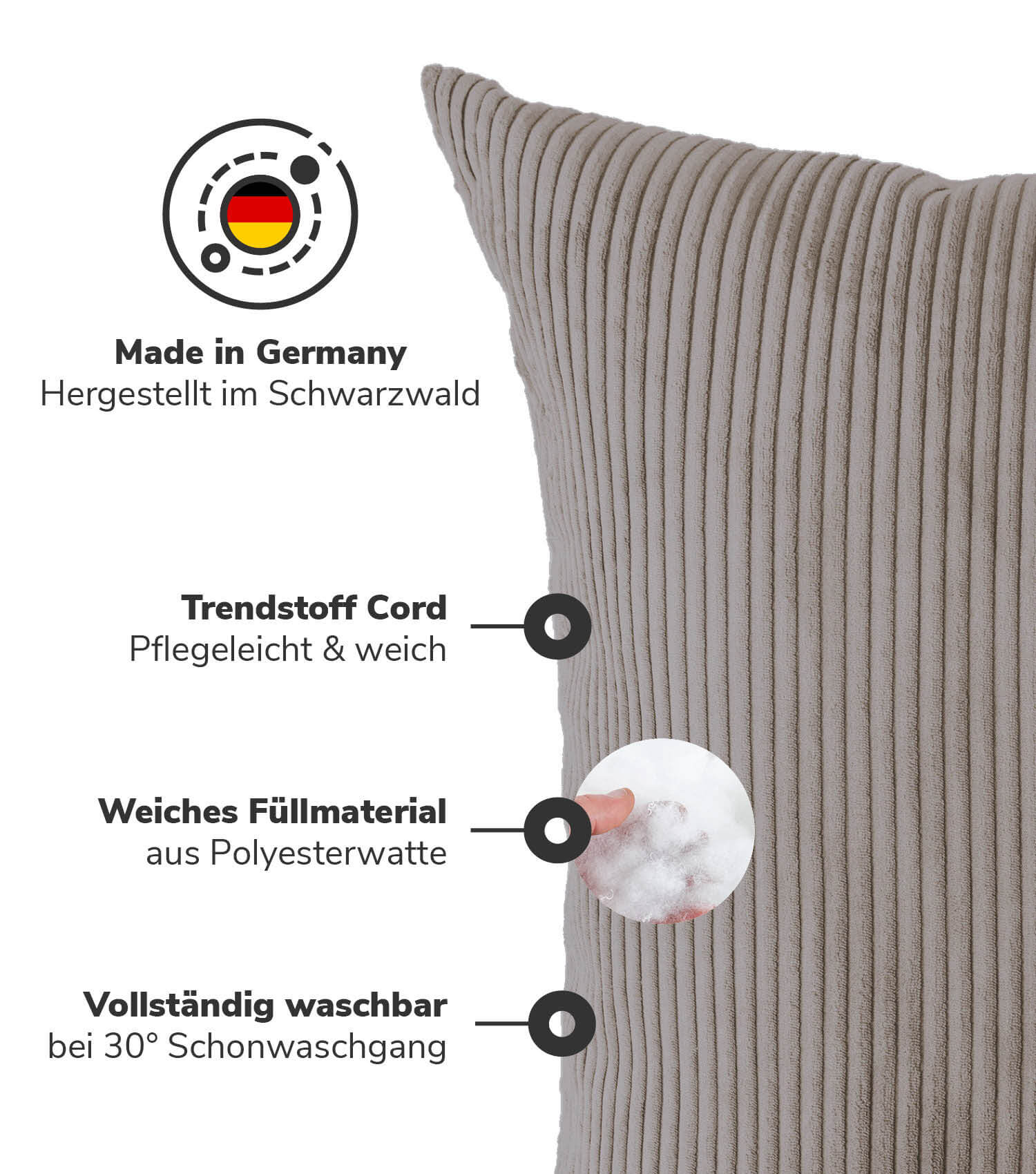 XXL Kissen Jumbokissen Riesenkissen Rückenkissen Sofakissen Liegekissen