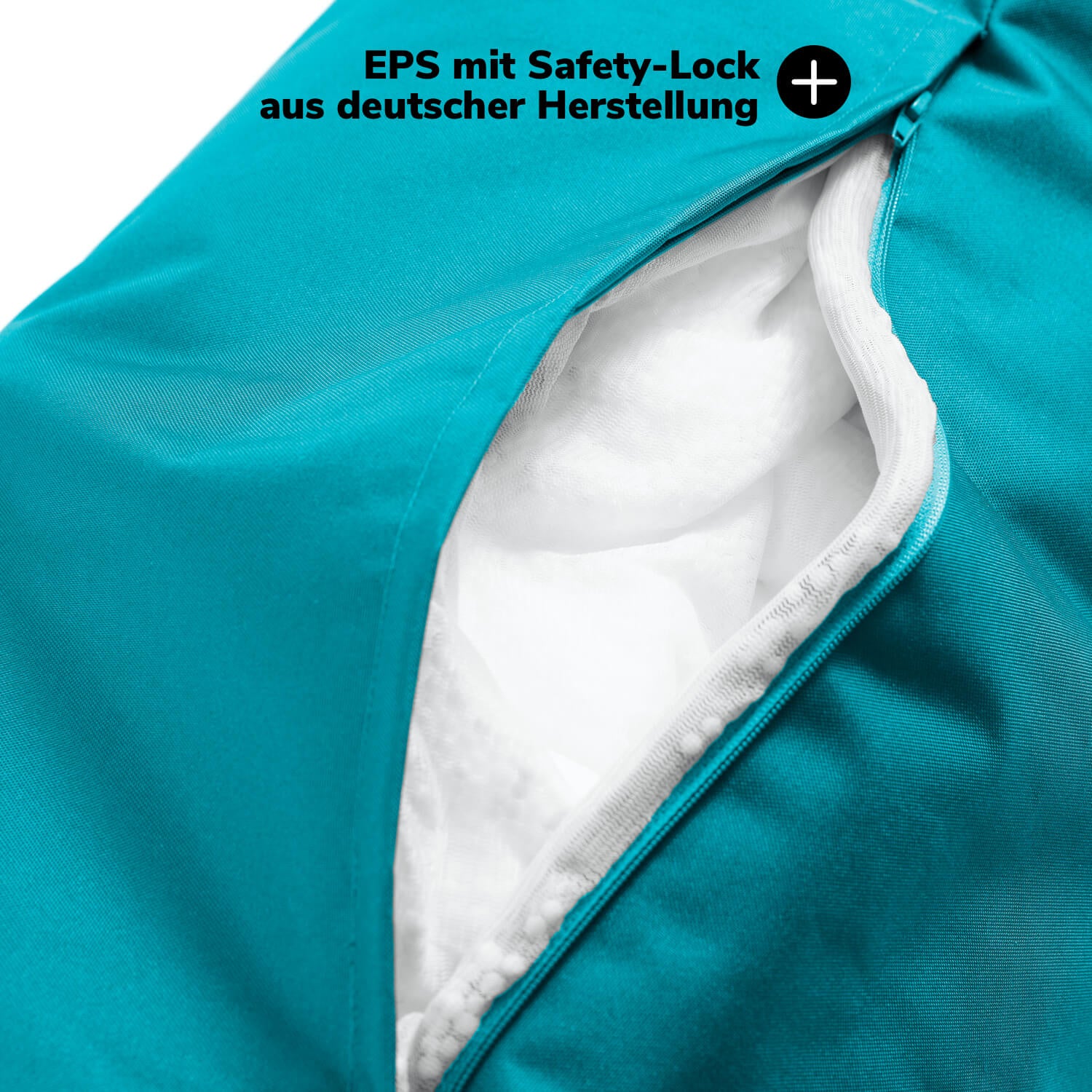 Sitzsack-Sessel Innovation 'Der Ruhepol' mit Hocker oder als Bean Bag