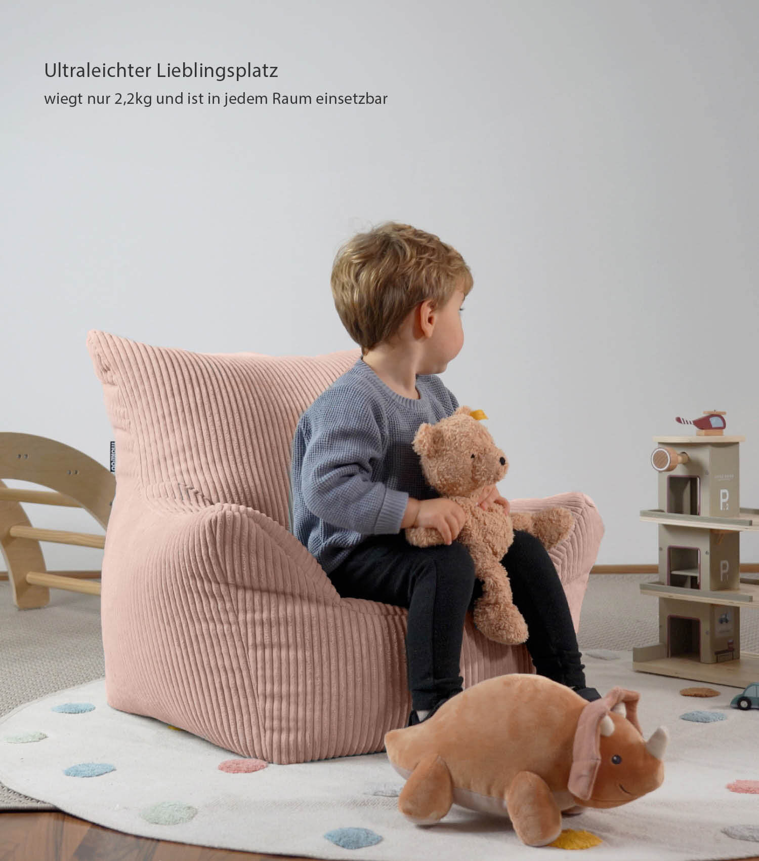 Kinder Sitzack Cord Kindersessel Lesesessel Bodenkissen Kindersitzsack
