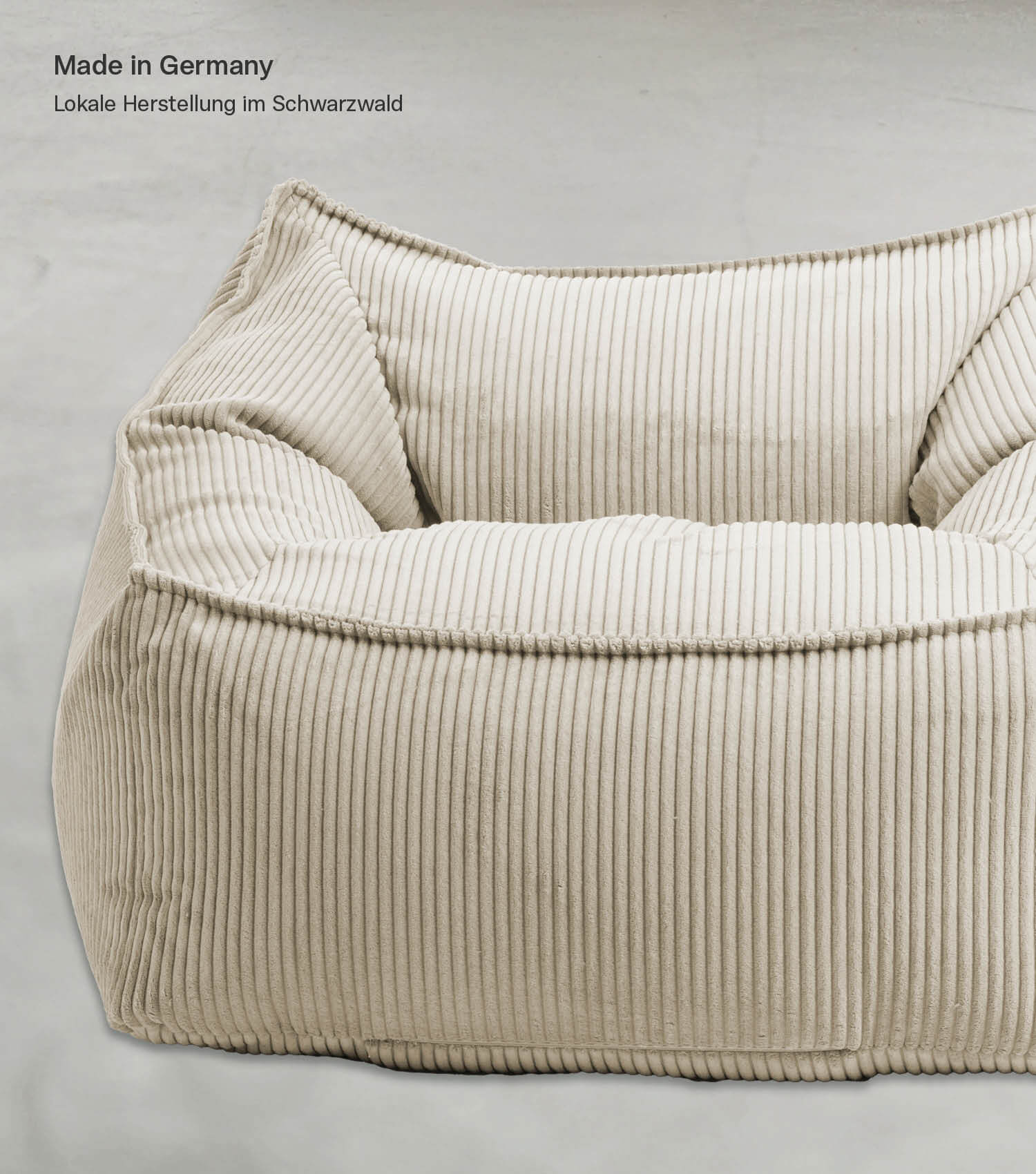 Cord Sessel Lesesessel XXL Sitzsack Sitzsack Cord Bean Bag Armlehnen